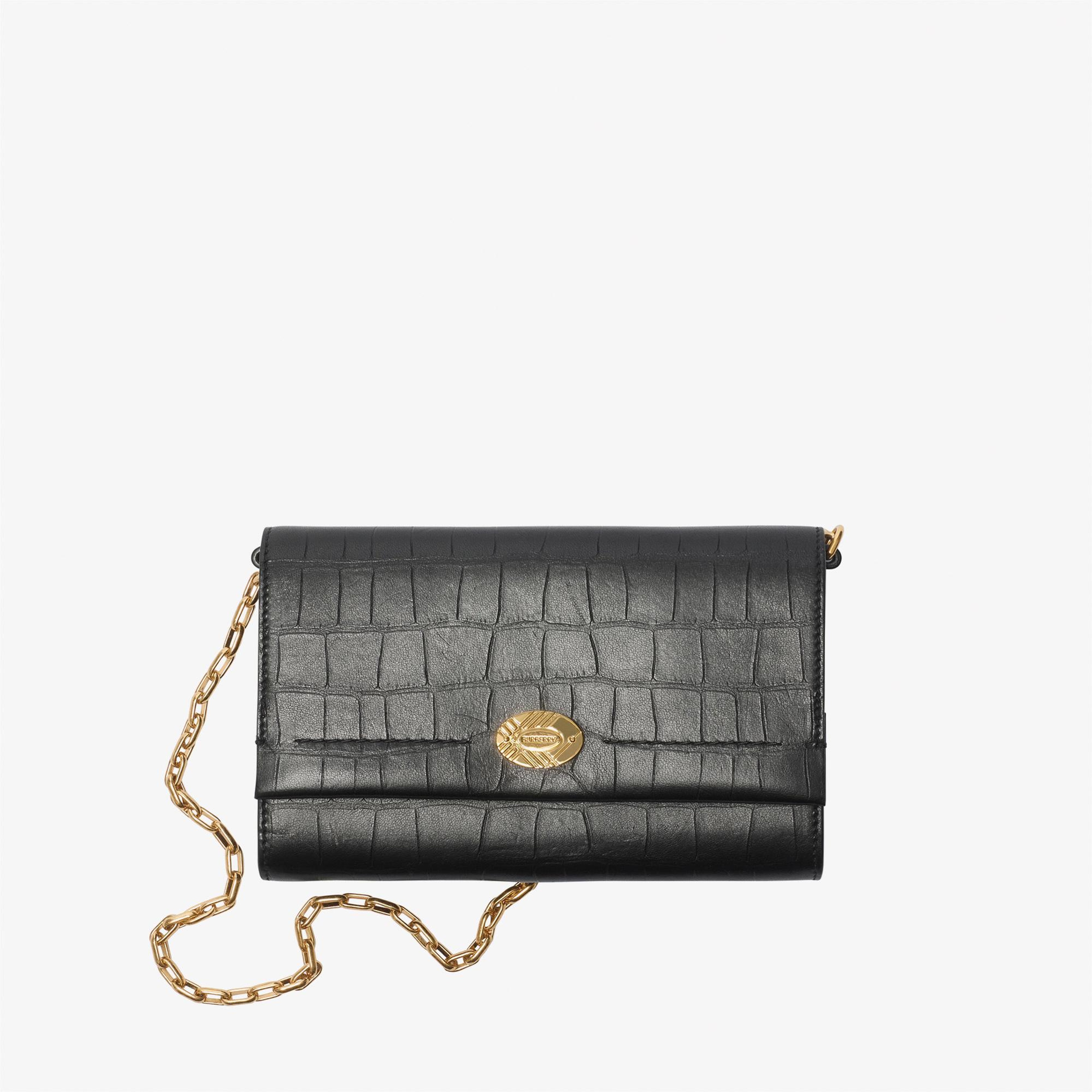 Burberry Cotswolds Kadın Siyah Omuz Çantası