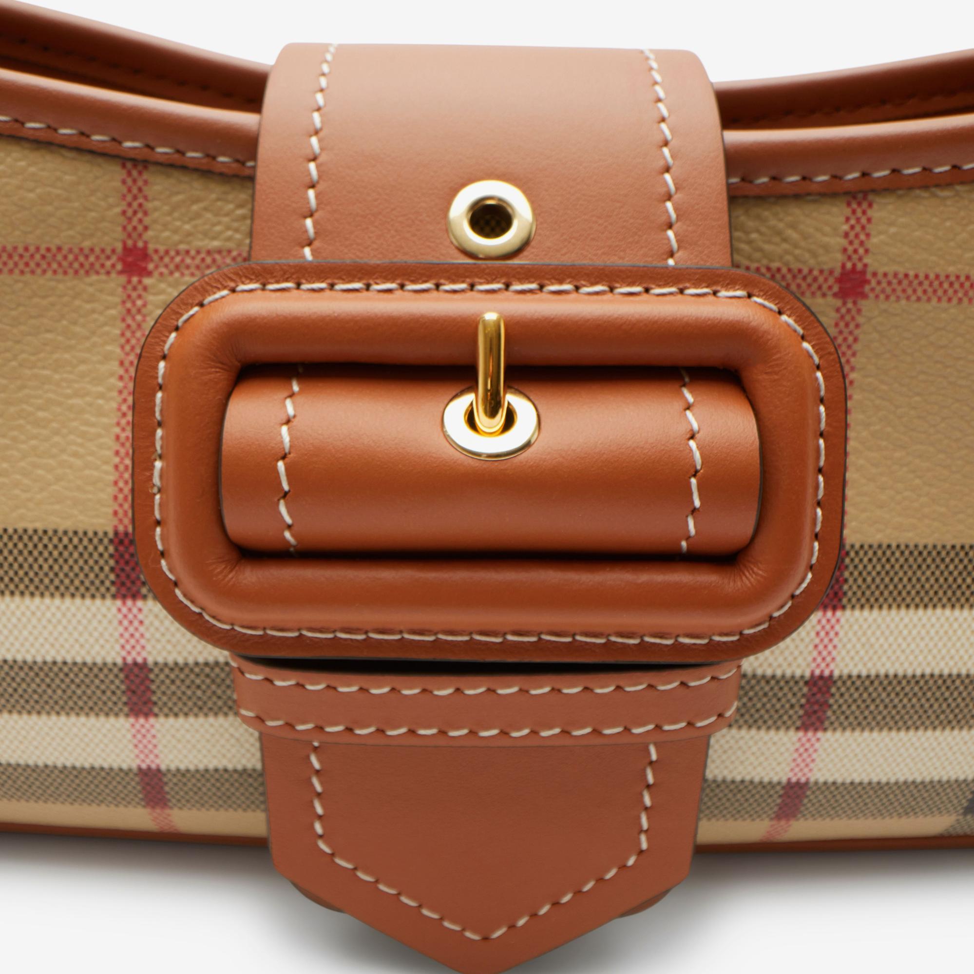 Burberry Check Sling Kadın Bej Omuz Çantası