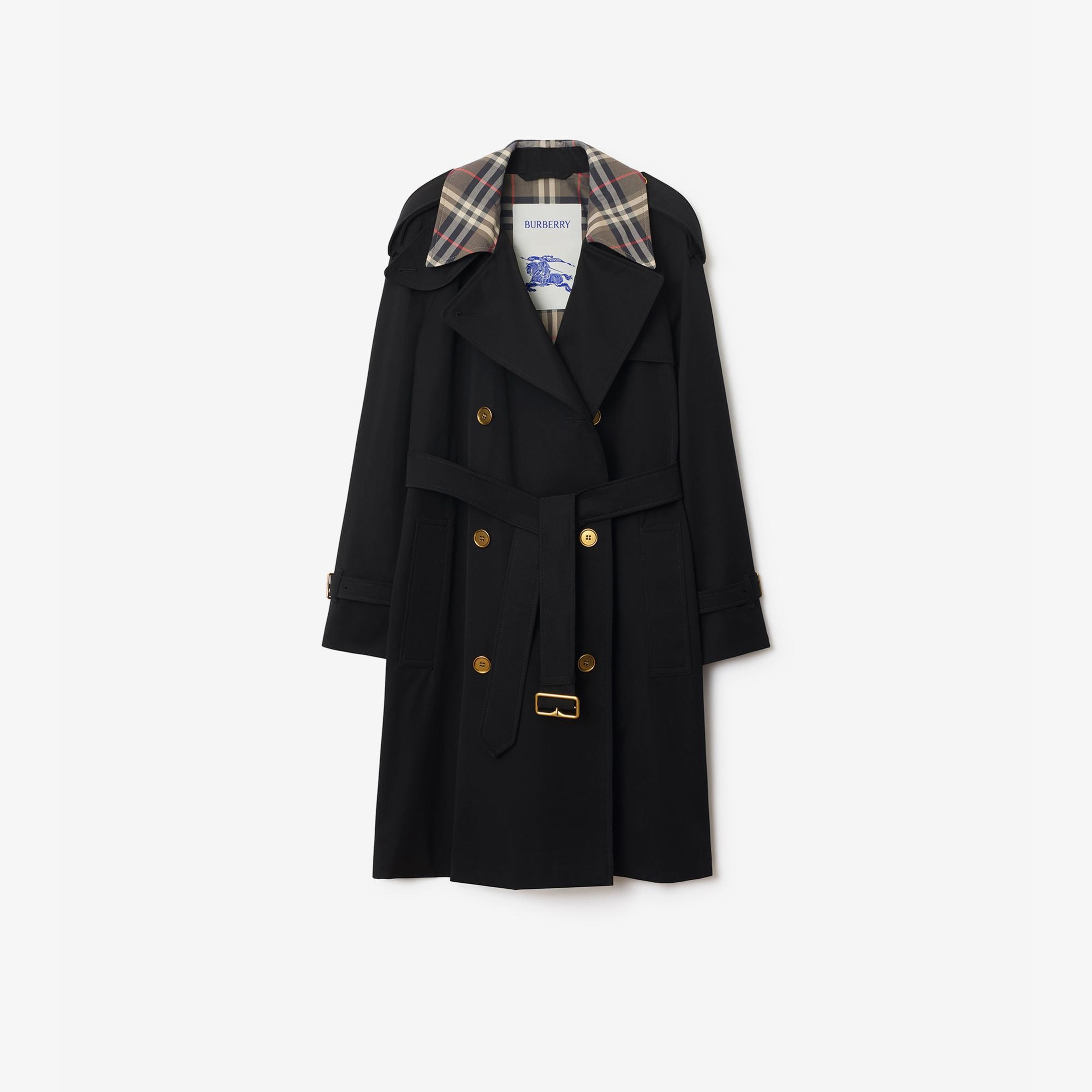 Burberry Kadın Siyah Trençkot