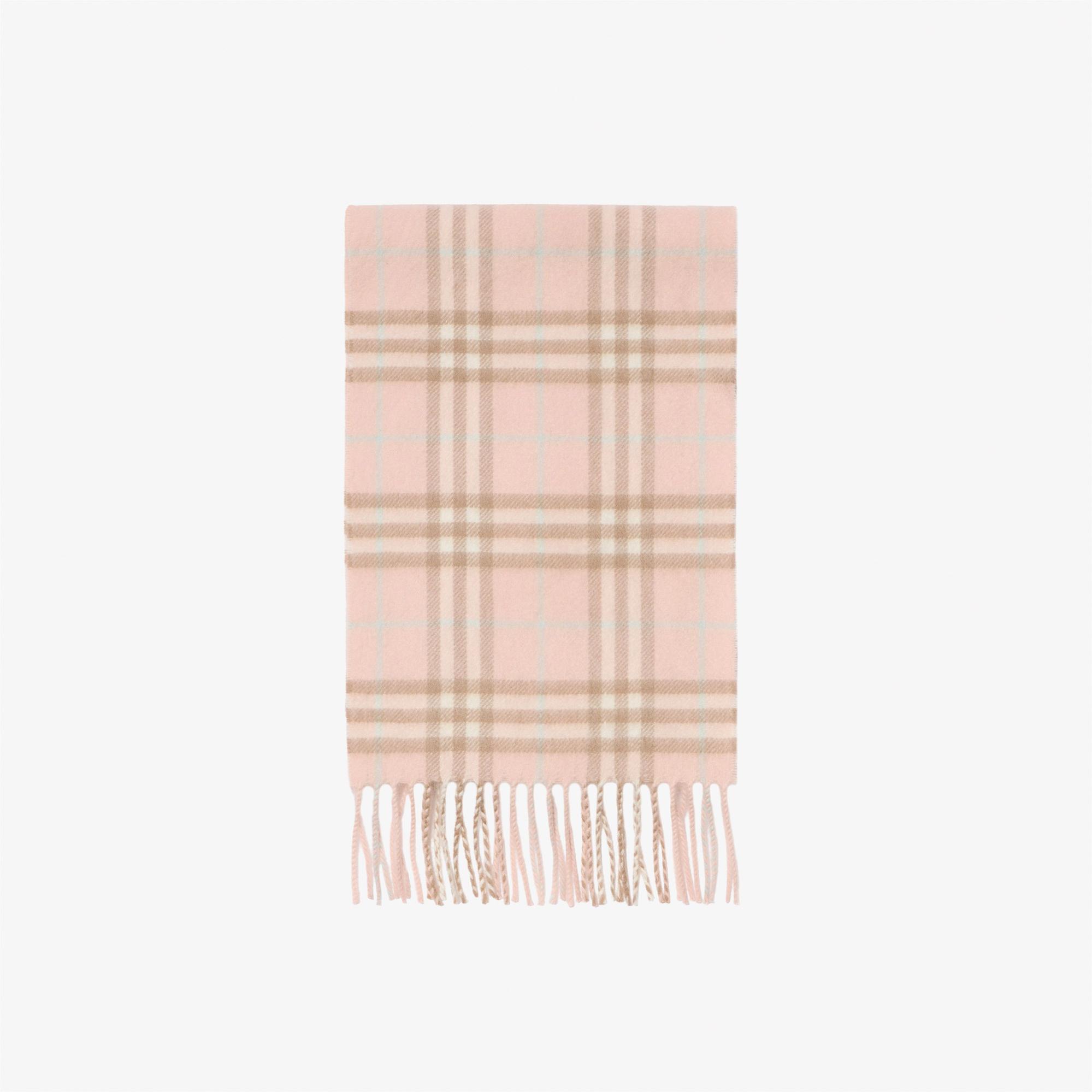 Burberry Check Cash Çocuk Pembe Atkı