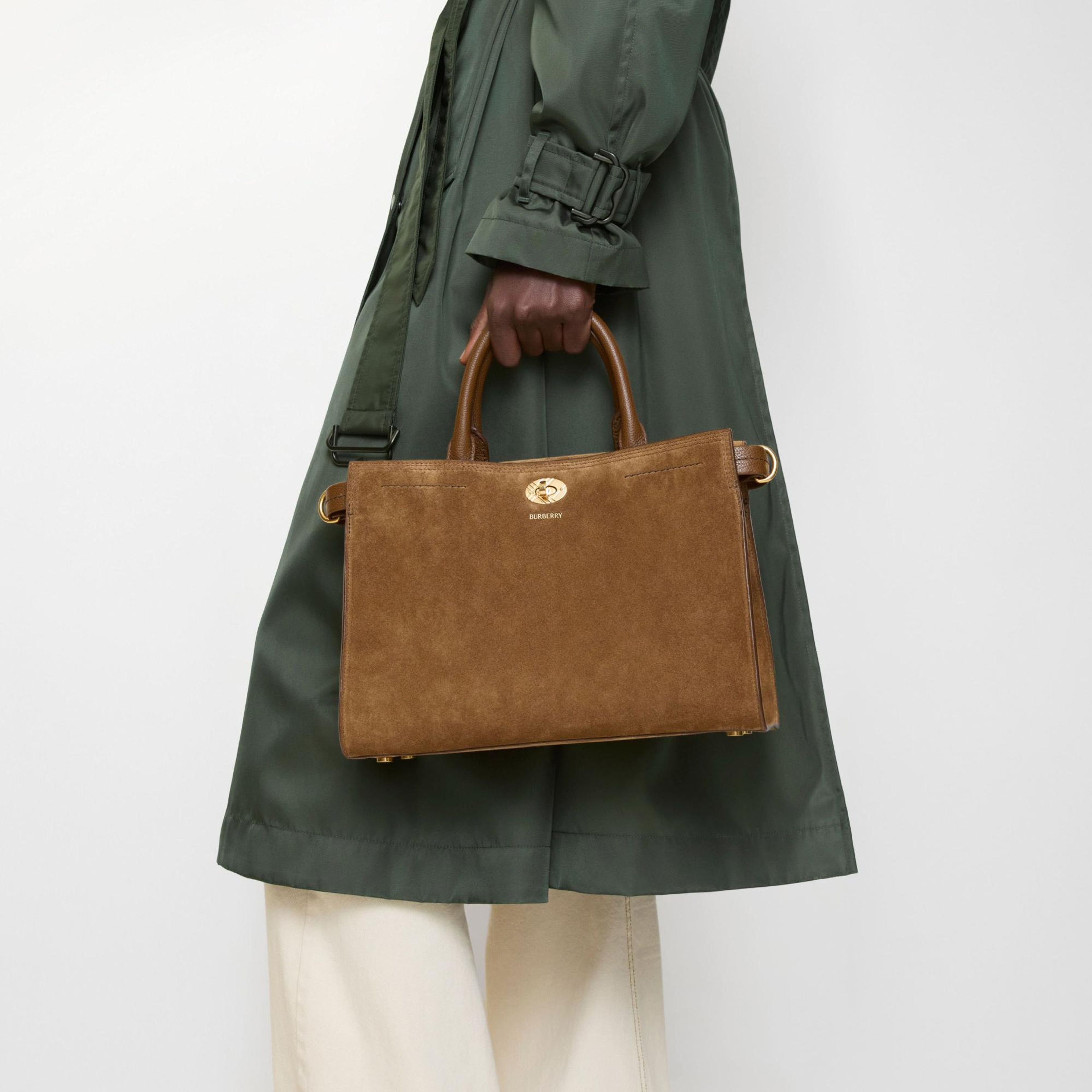 Burberry Tote Kadın Kahverengi El Çantası