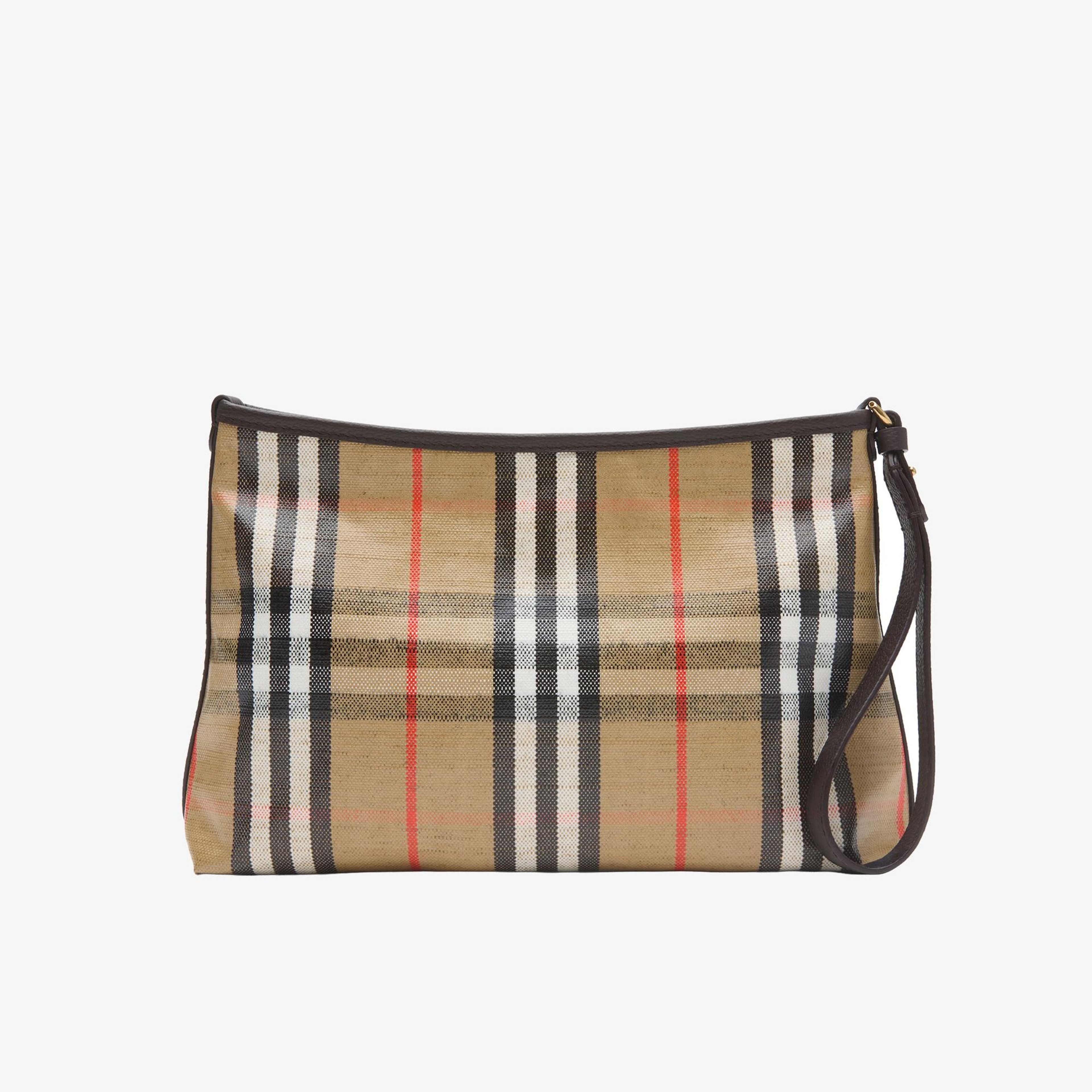 Burberry Hıghlands Erkek Bej El Çantası