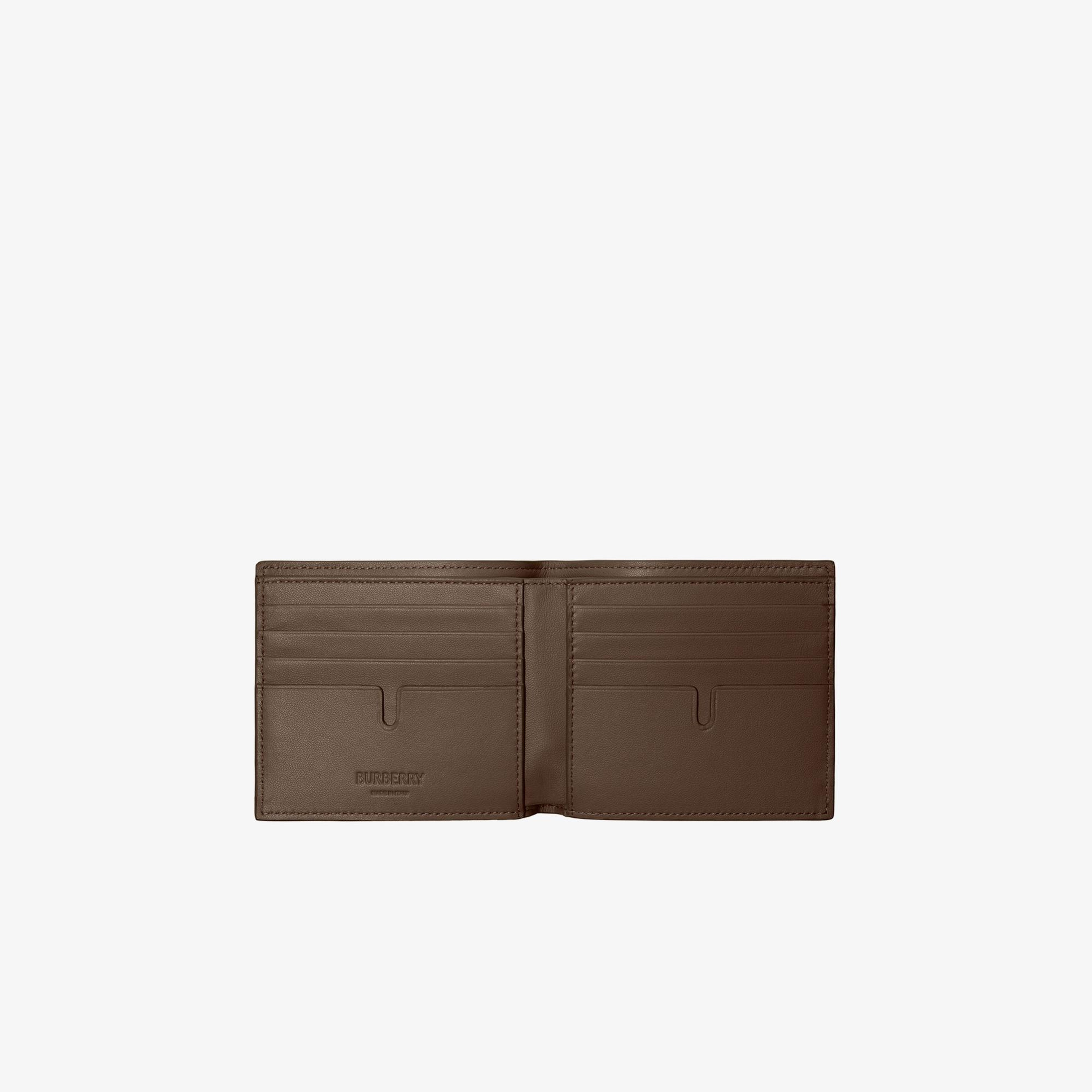 Burberry Check Bifold Erkek Bej Cüzdan