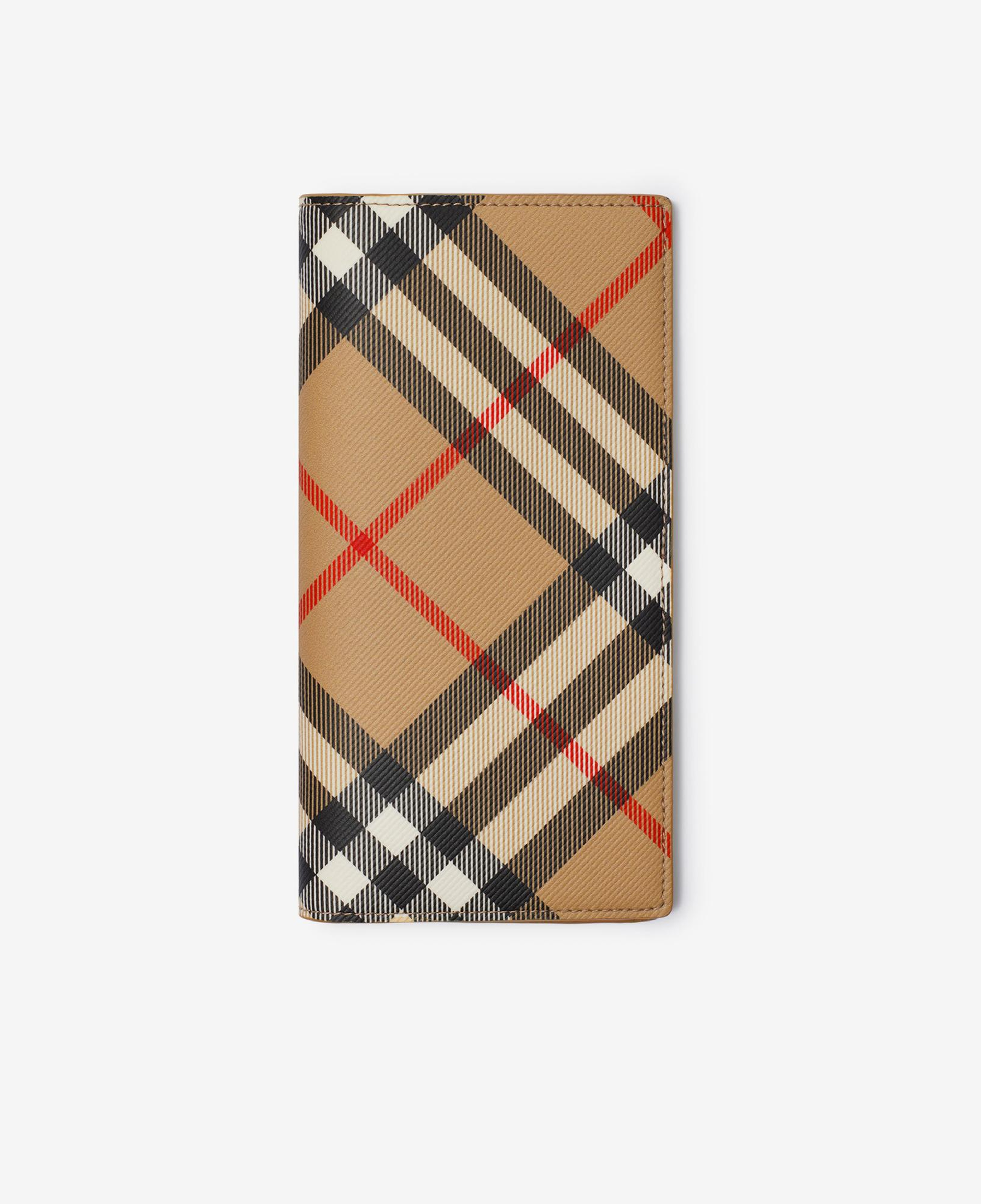 Burberry Check Continental Erkek Bej Cüzdan