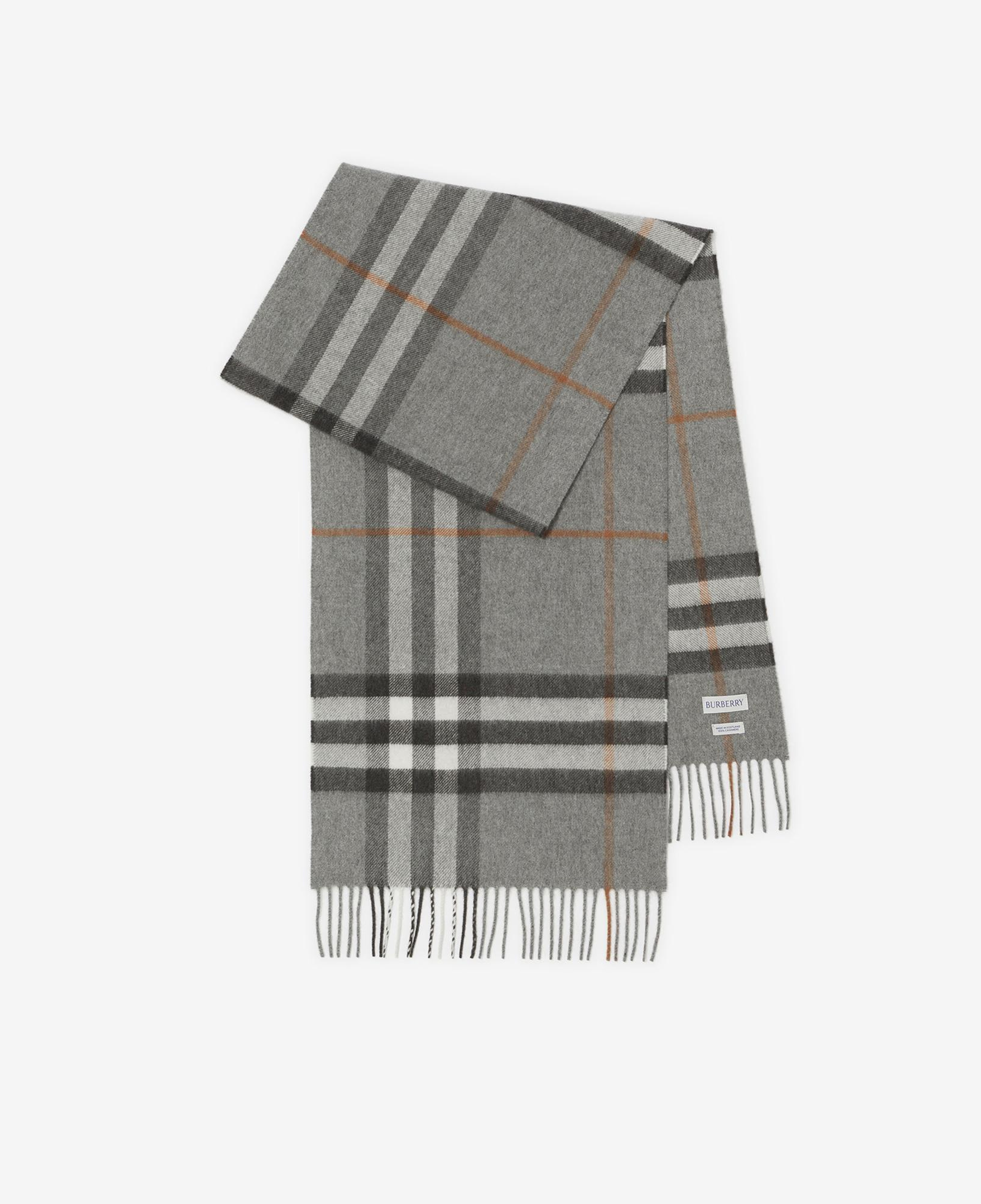 Burberry Check Kaşmir Kadın Gri Atkı
