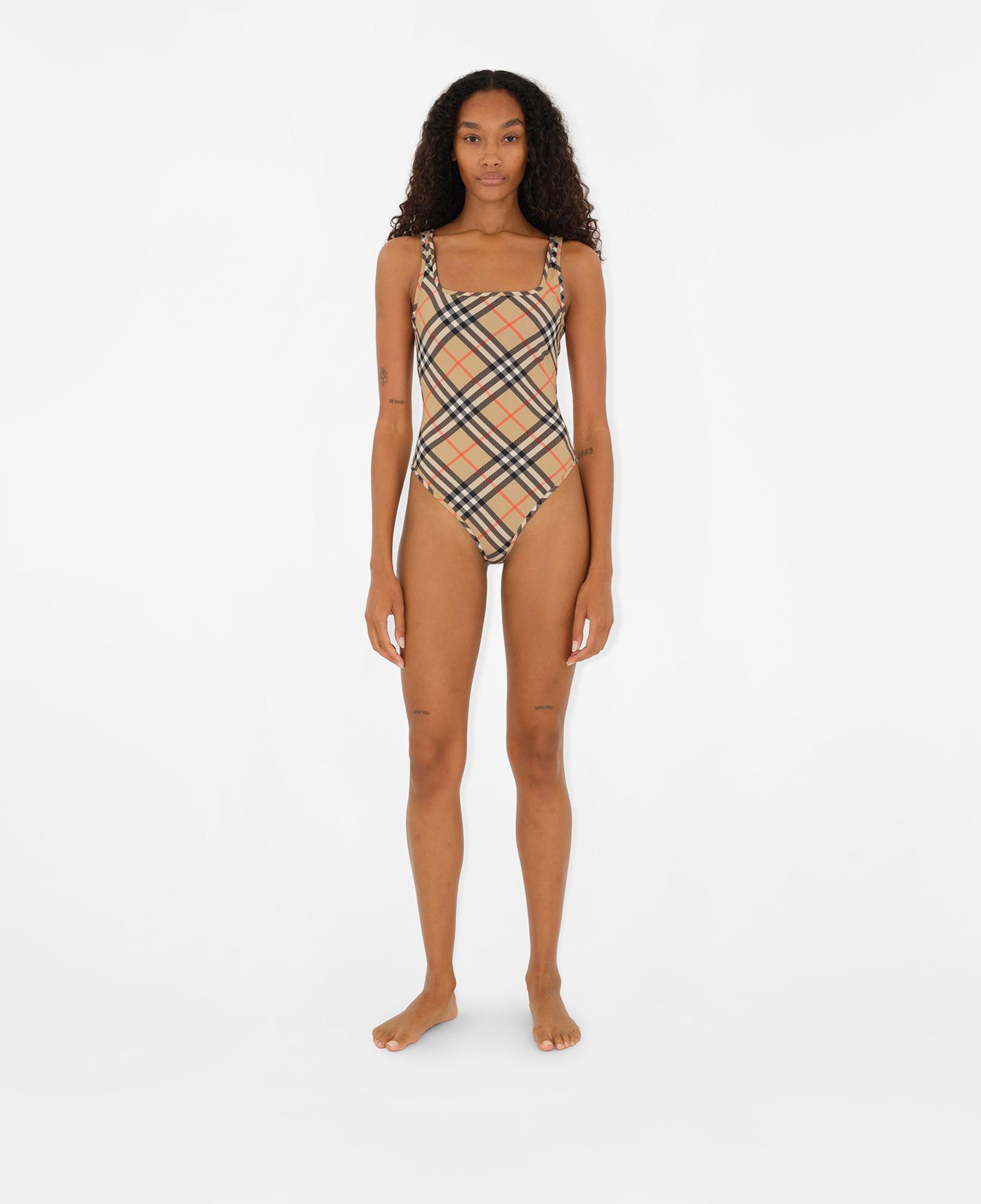 Burberry Check Kadın Bej Mayo