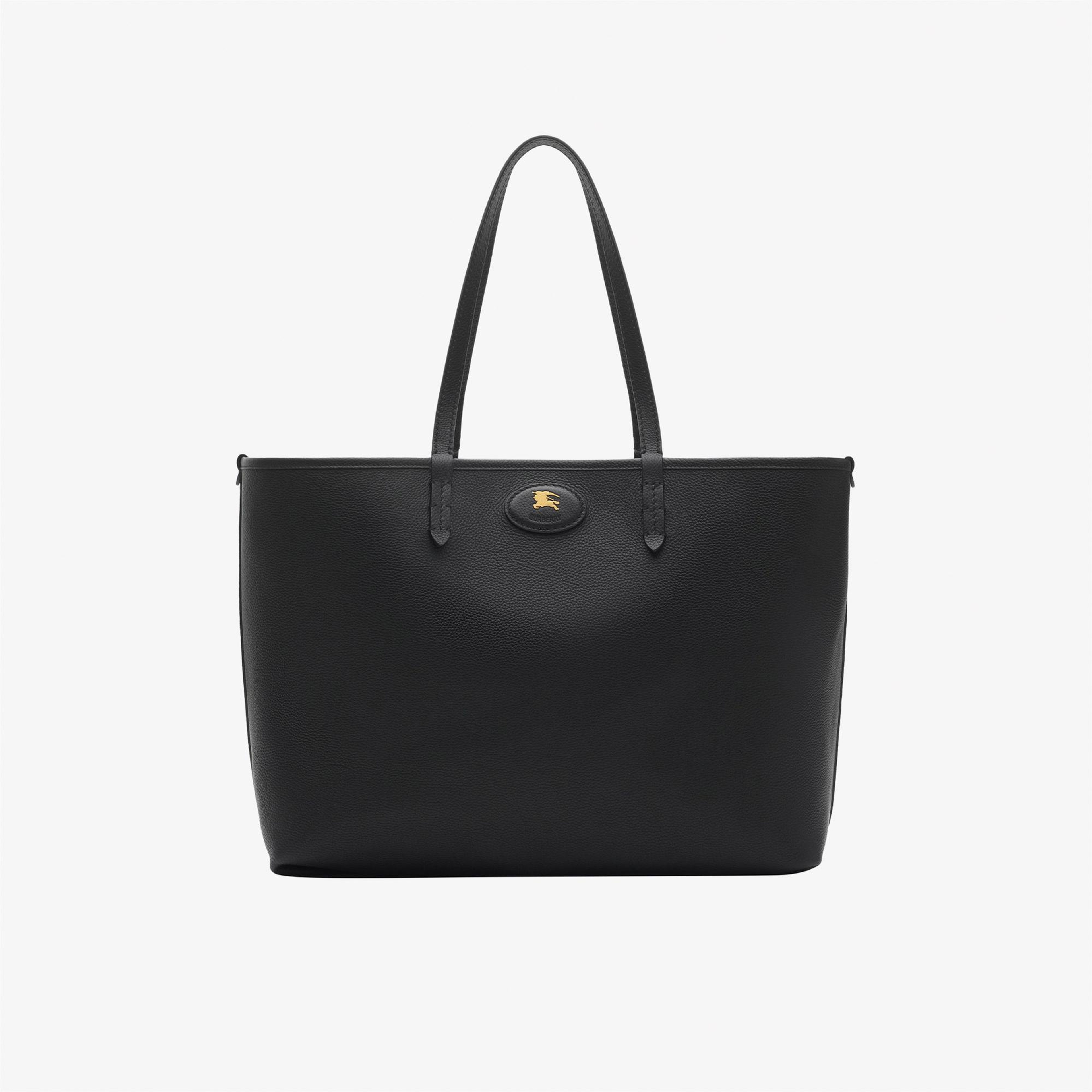 Burberry Reversıble Tote Kadın Siyah Omuz Çantası