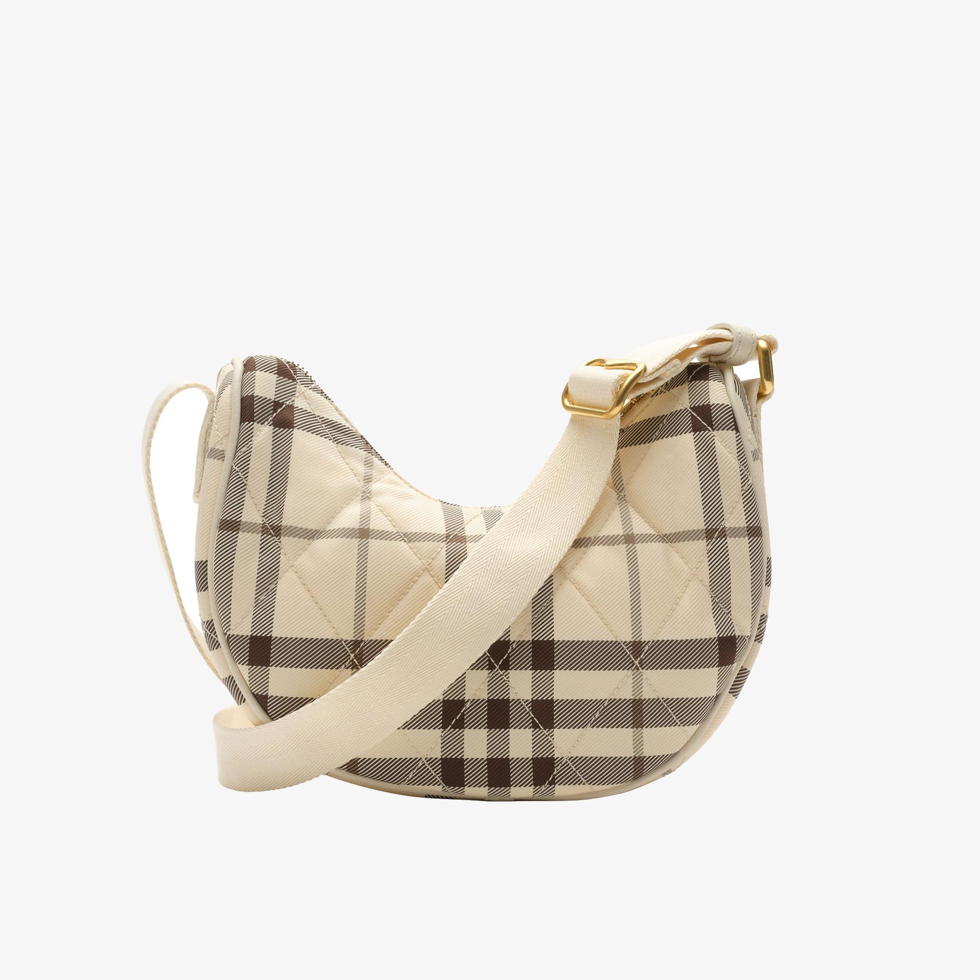 Burberry Horseshoe Kadın Bej Omuz Çantası