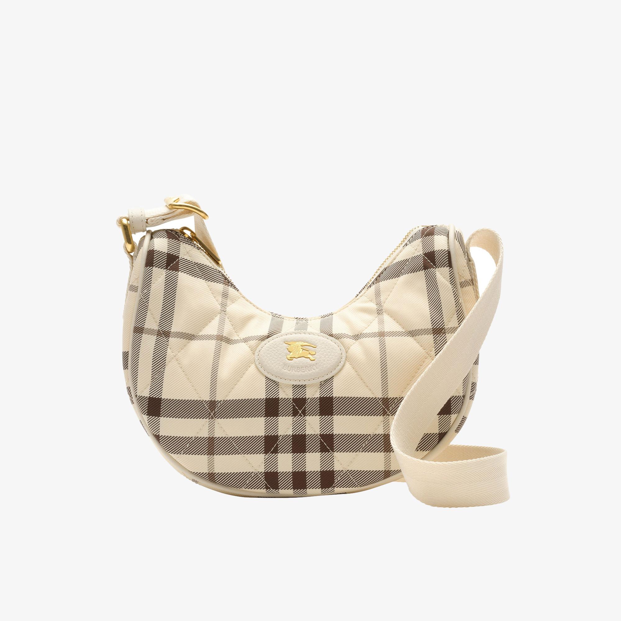 Burberry Horseshoe Kadın Bej Omuz Çantası