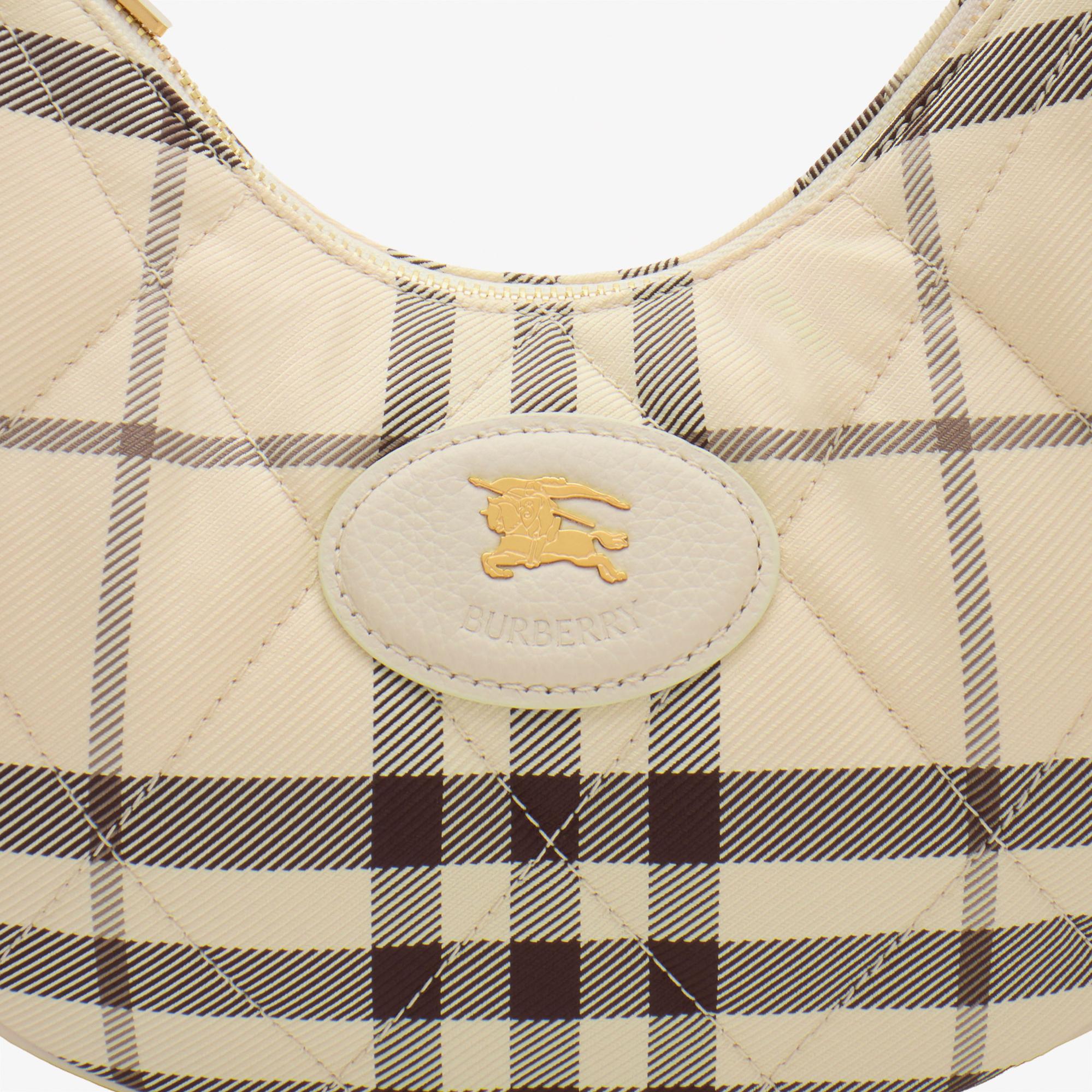 Burberry Horseshoe Kadın Bej Omuz Çantası