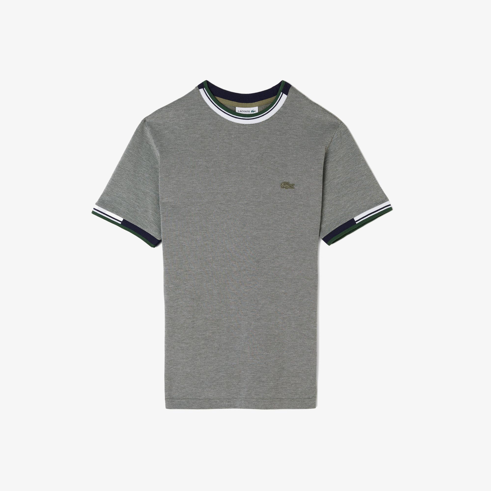 Lacoste Erkek Regular Fit Bisiklet Yaka Gri T-Shirt
