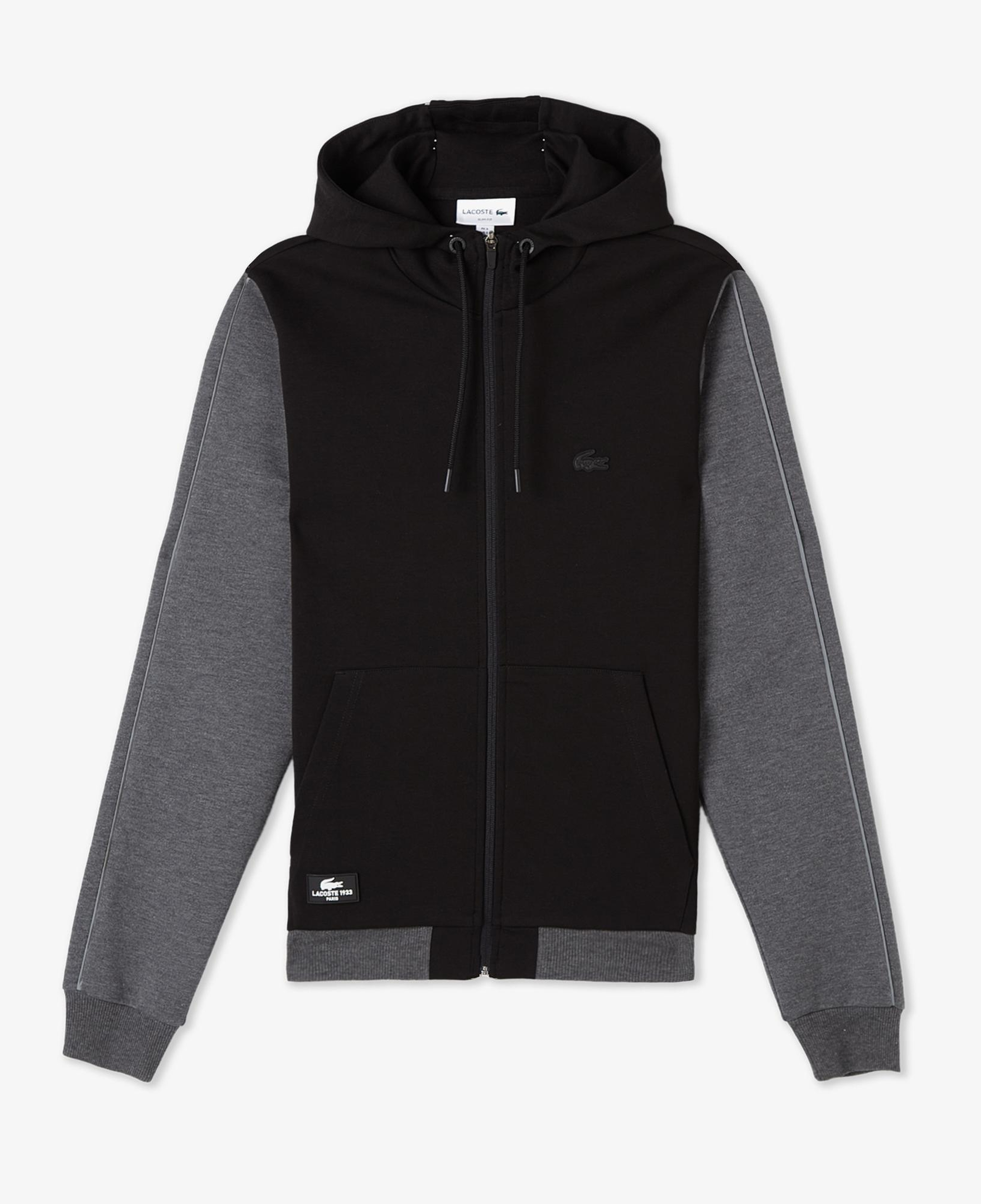 Lacoste Erkek Slim Fit Kapüşonlu Siyah Sweatshirt