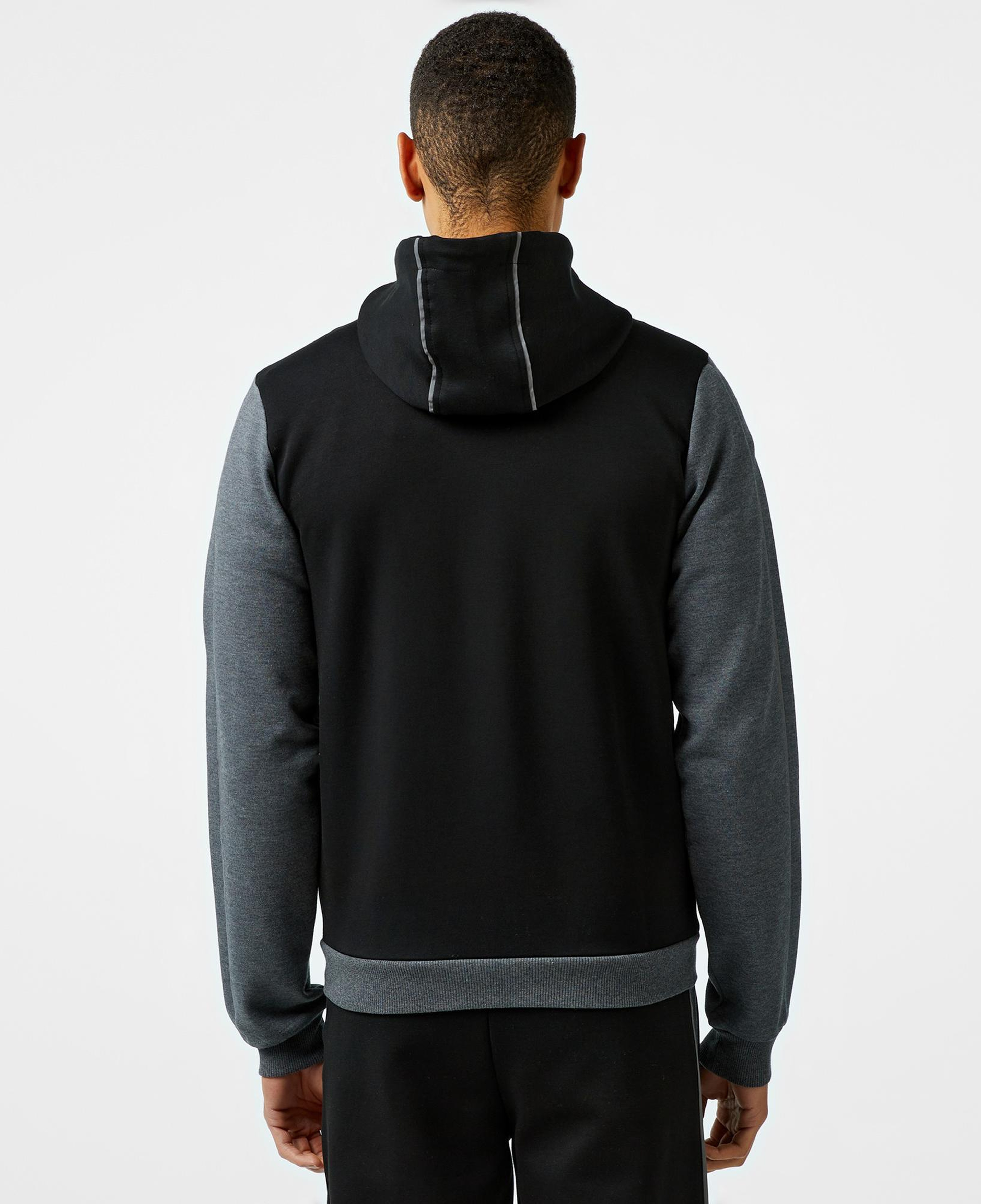 Lacoste Erkek Slim Fit Kapüşonlu Siyah Sweatshirt