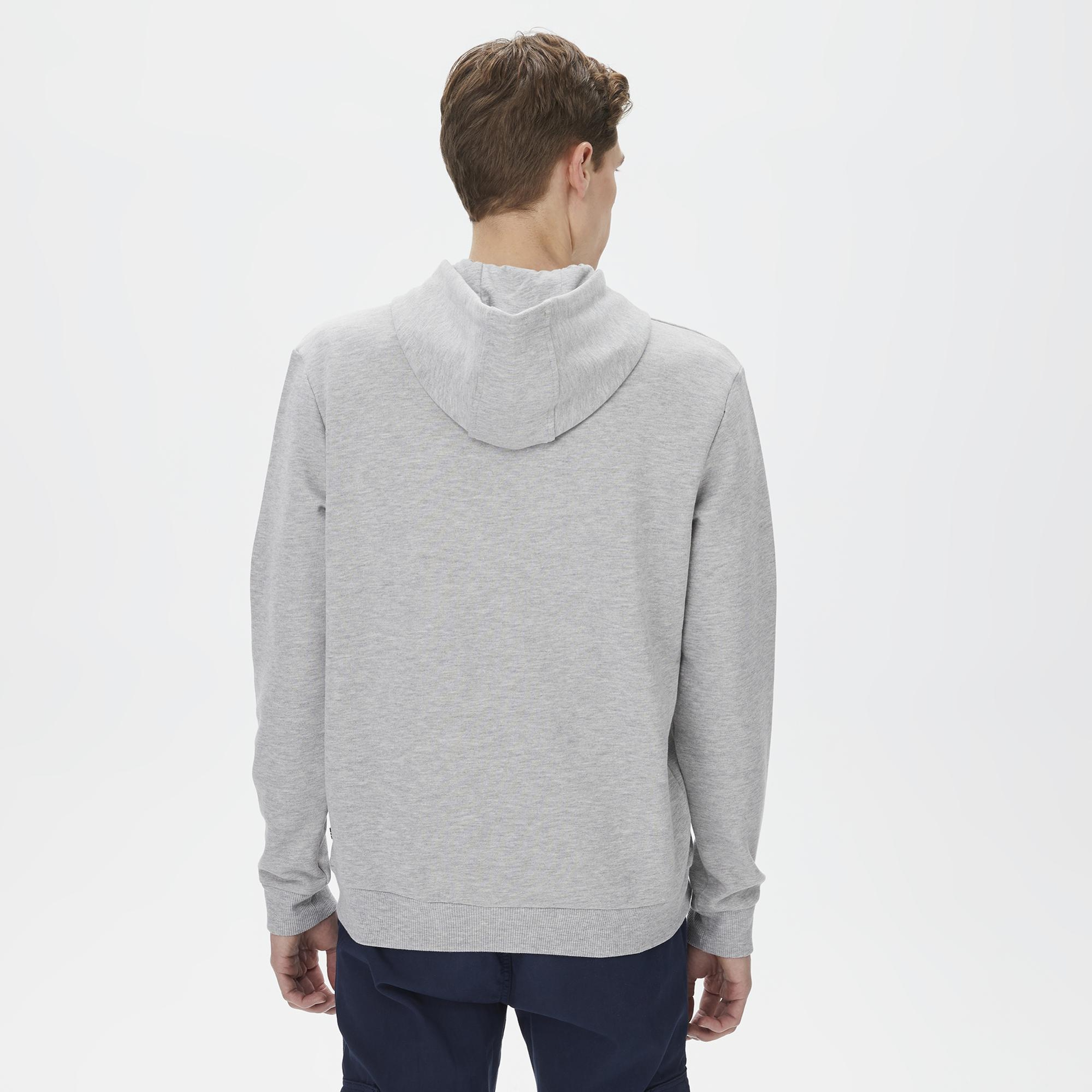 Nautica Erkek Gri Standart Fit Sweatshirt