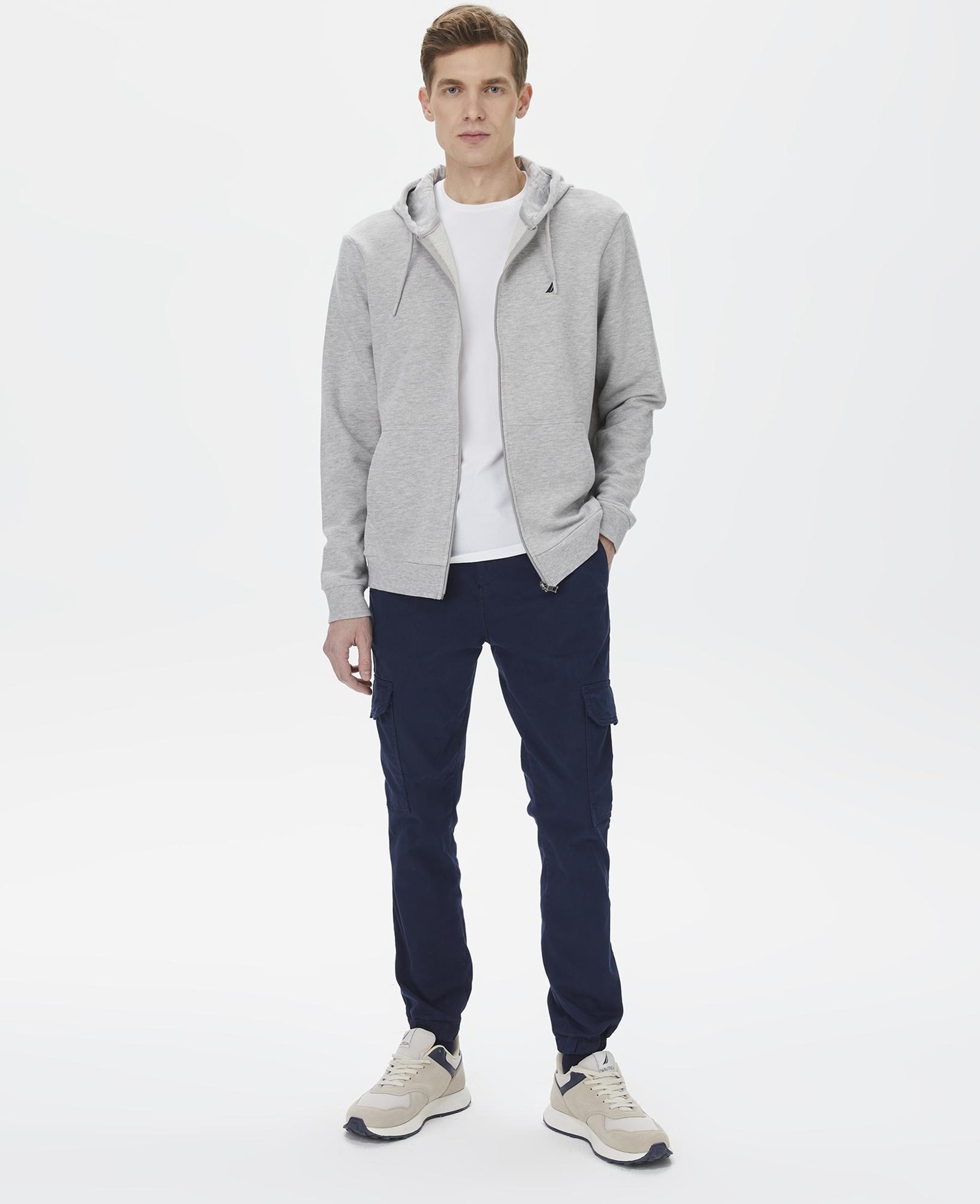 Nautica Erkek Gri Standart Fit Sweatshirt