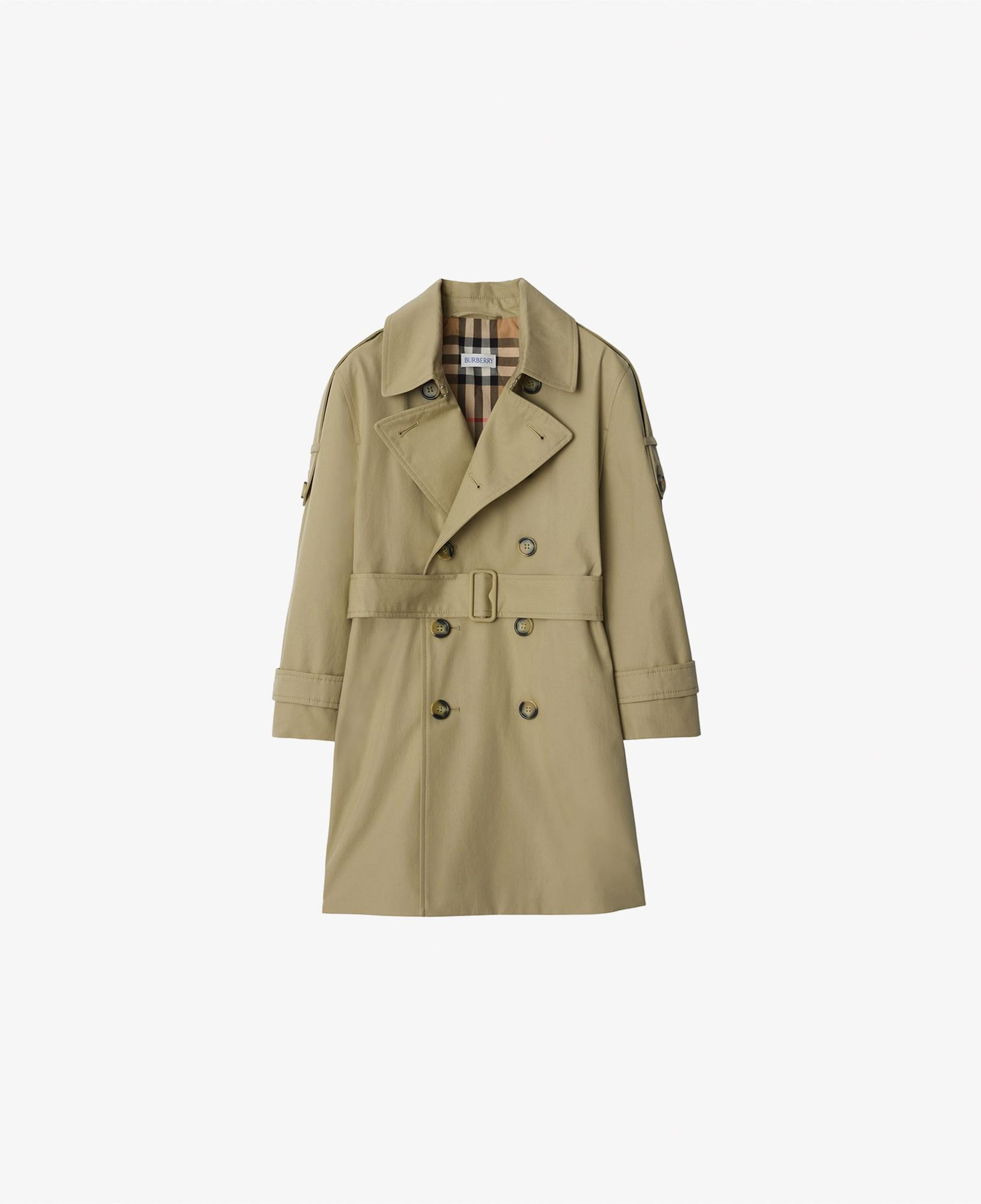 Burberry Anthony Gabardine Çocuk Bej Trençkot