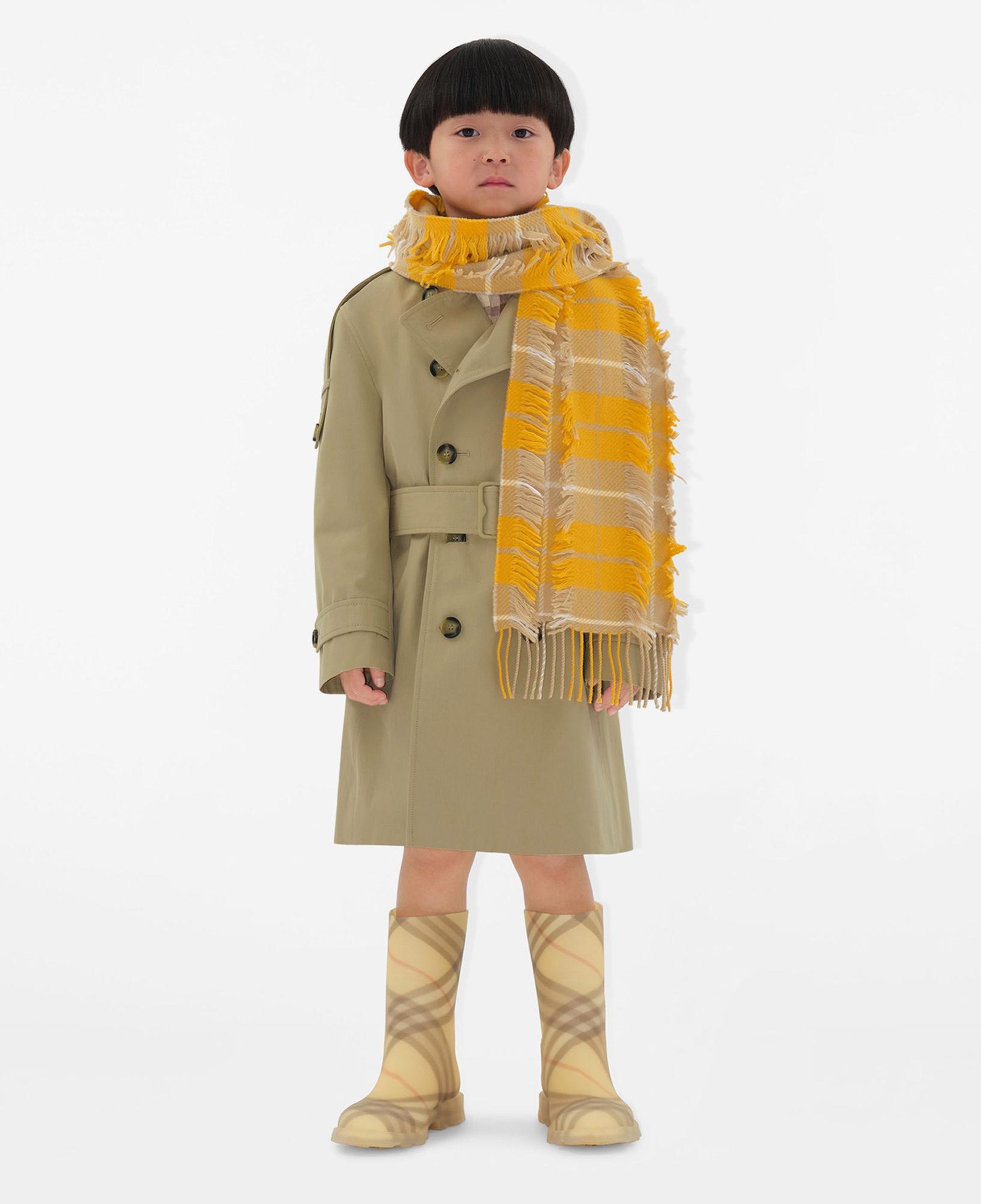 Burberry Anthony Gabardine Çocuk Bej Trençkot