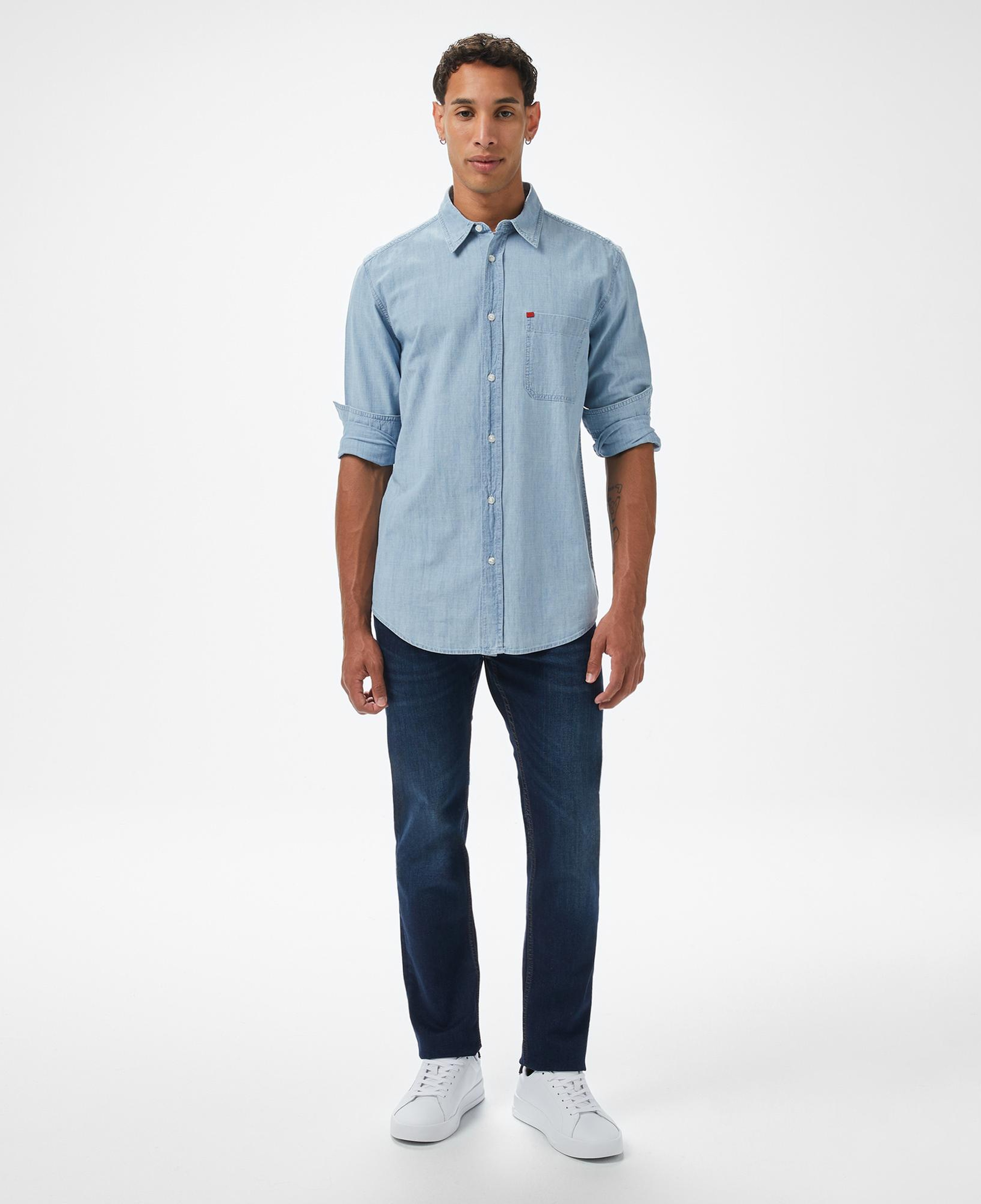 Hugo Erillo Erkek Mavi Gömlek