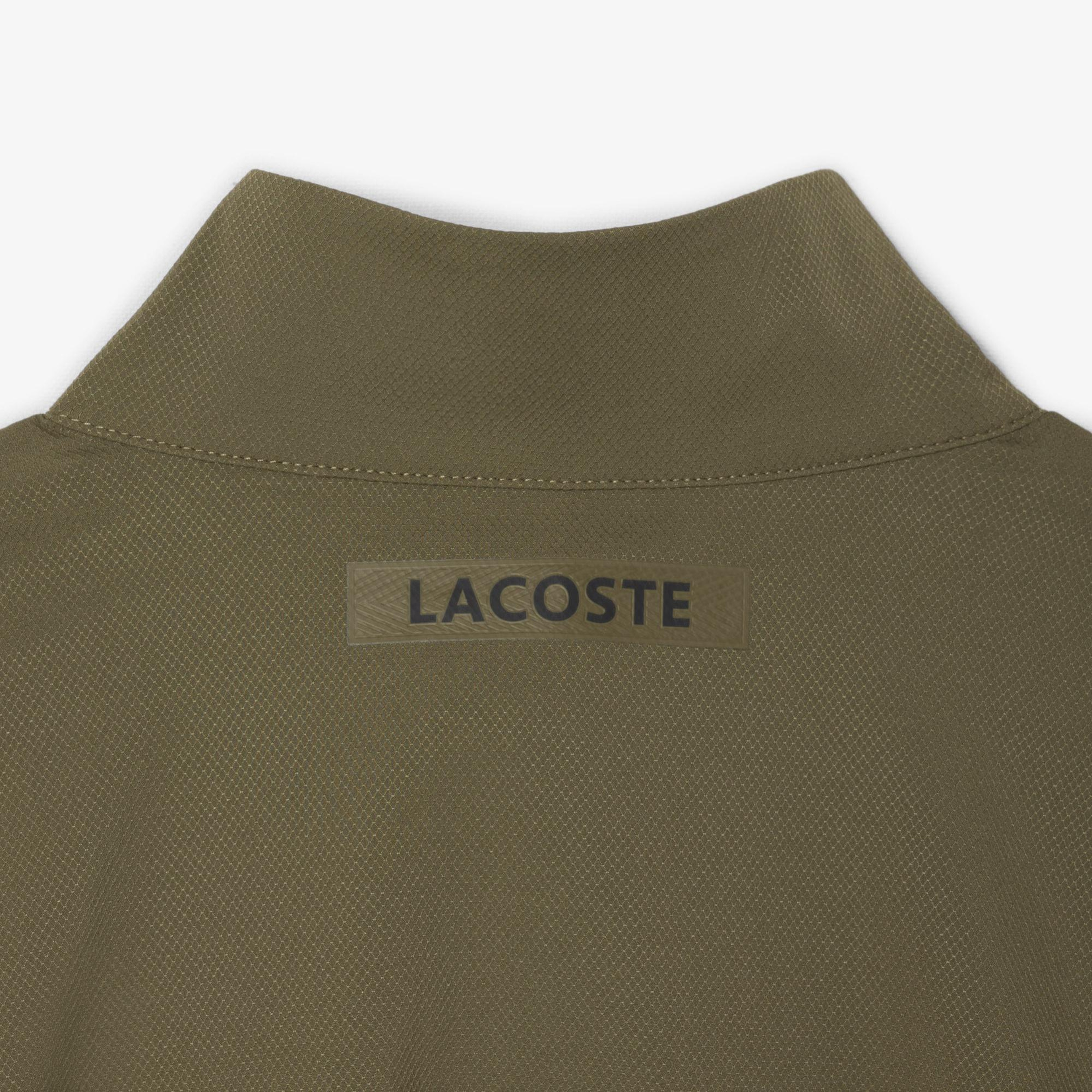 Lacoste Erkek Regular Fit Fermuarlı Baskılı Haki Eşofman Takımı