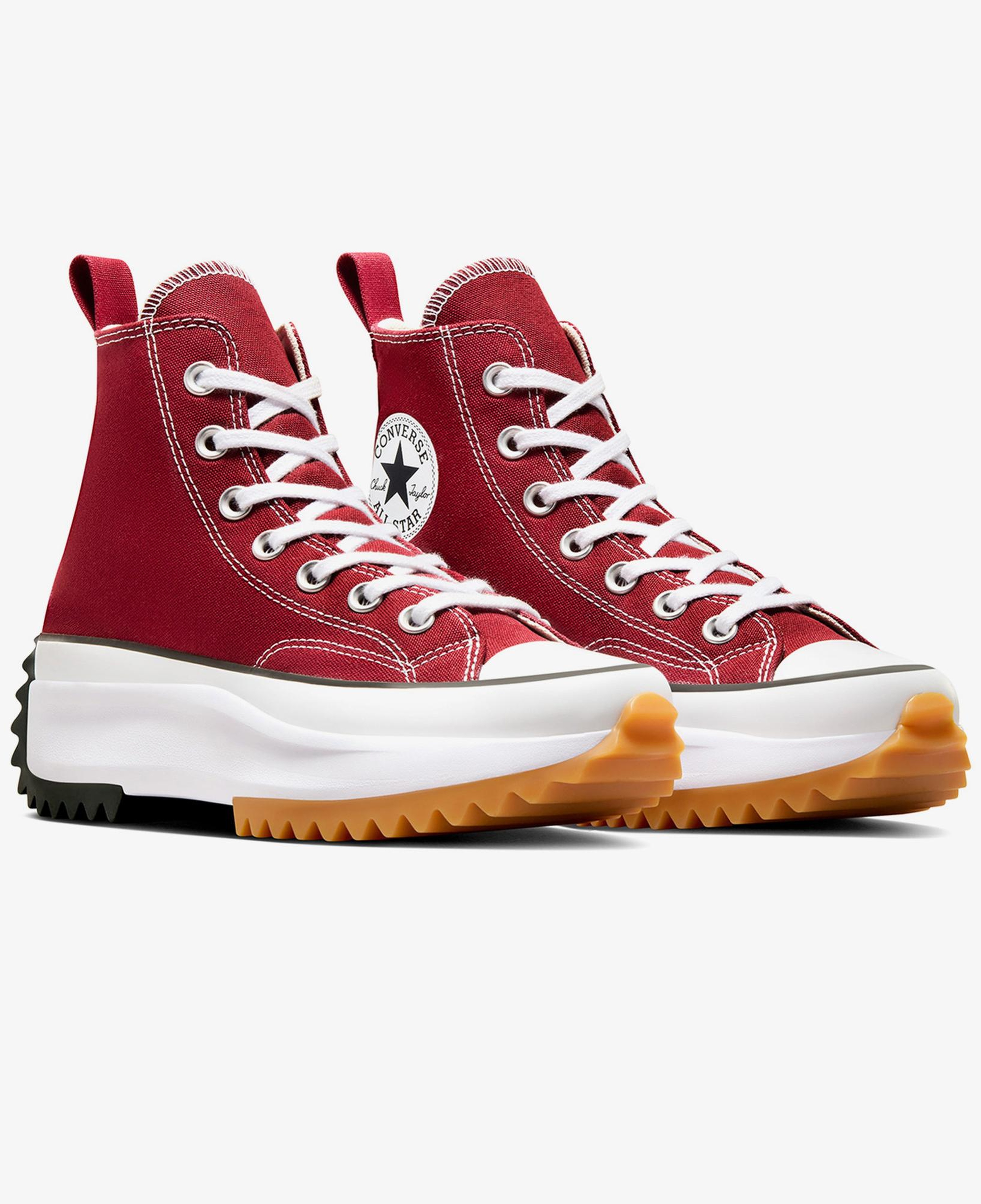 Converse Run Star Hike Unisex Kırmızı Platform Sneaker