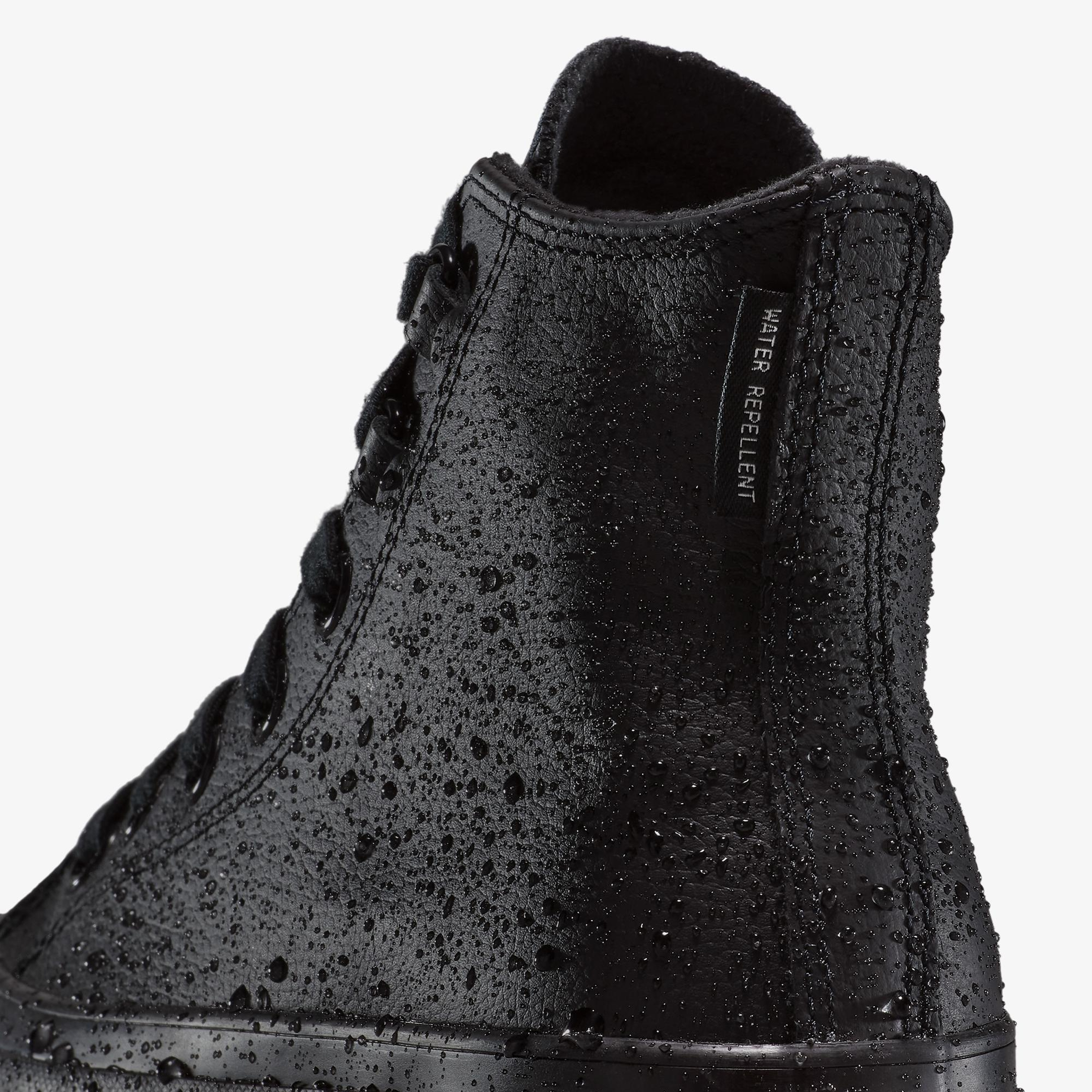 Converse Chuck Taylor All Star Lift Platform Deri Kadın Siyah Sneaker