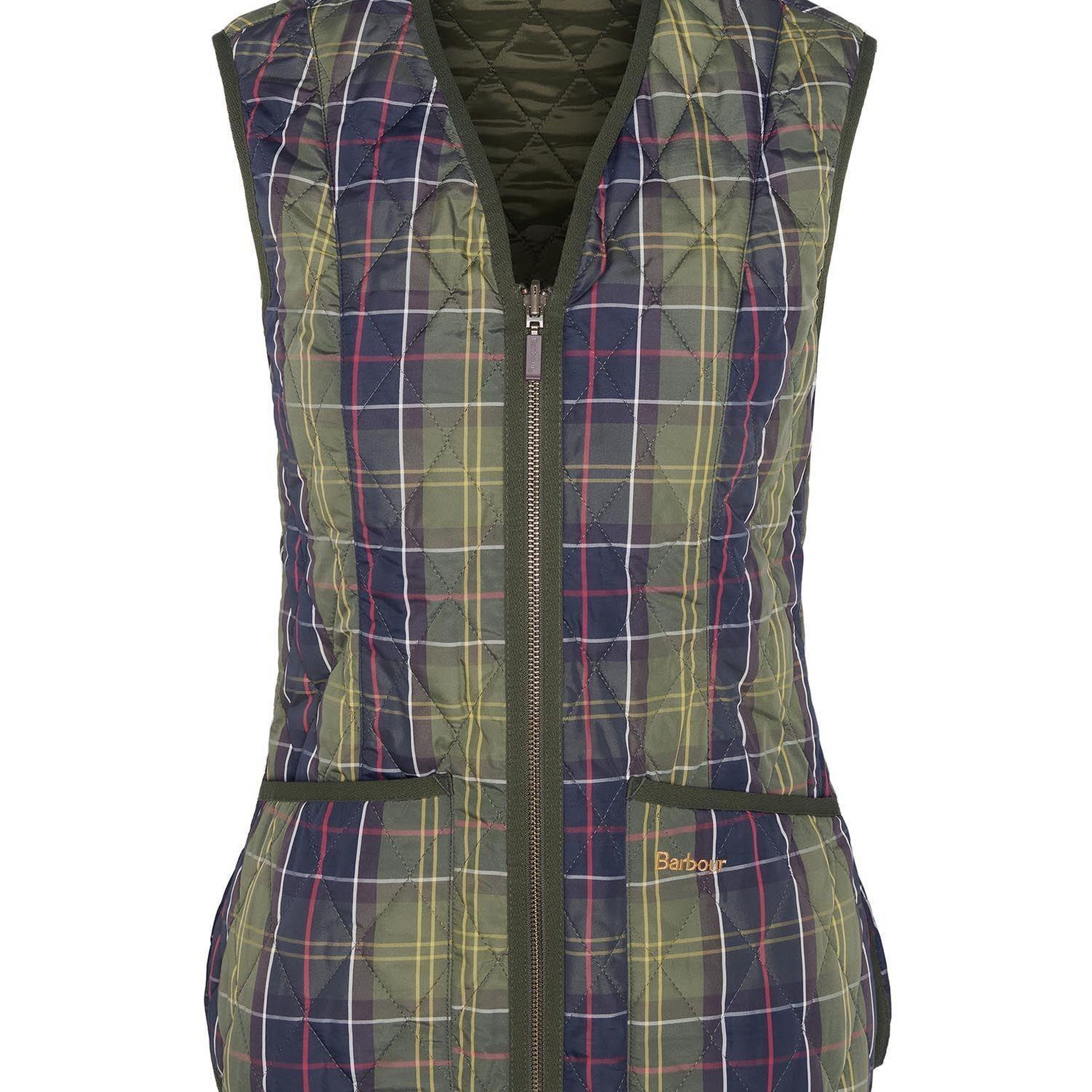 Barbour Tartan Betty İçlik-Yelek - Beadnell Ceketler İle Uyumludur