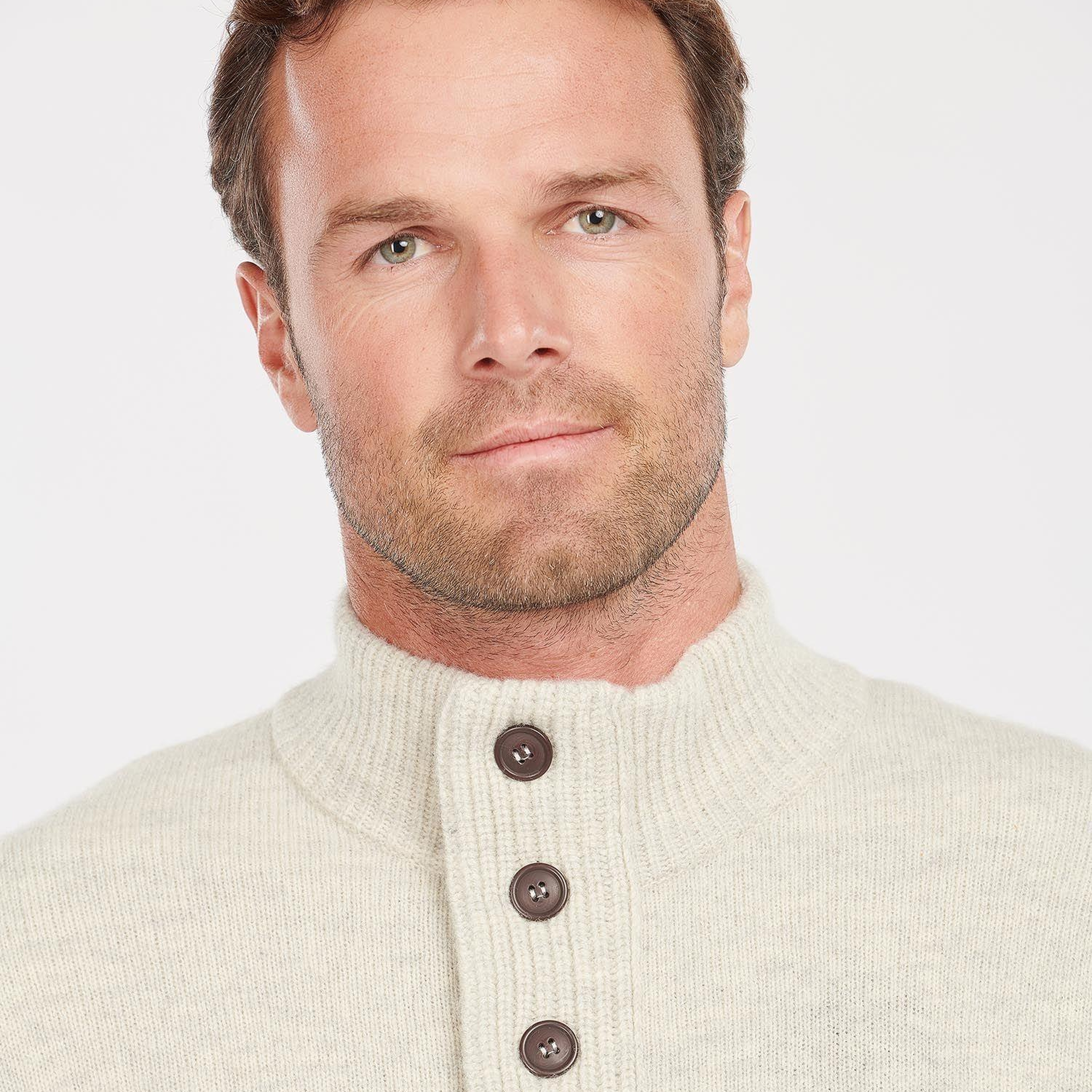 Barbour Patch Half Zip Kazak