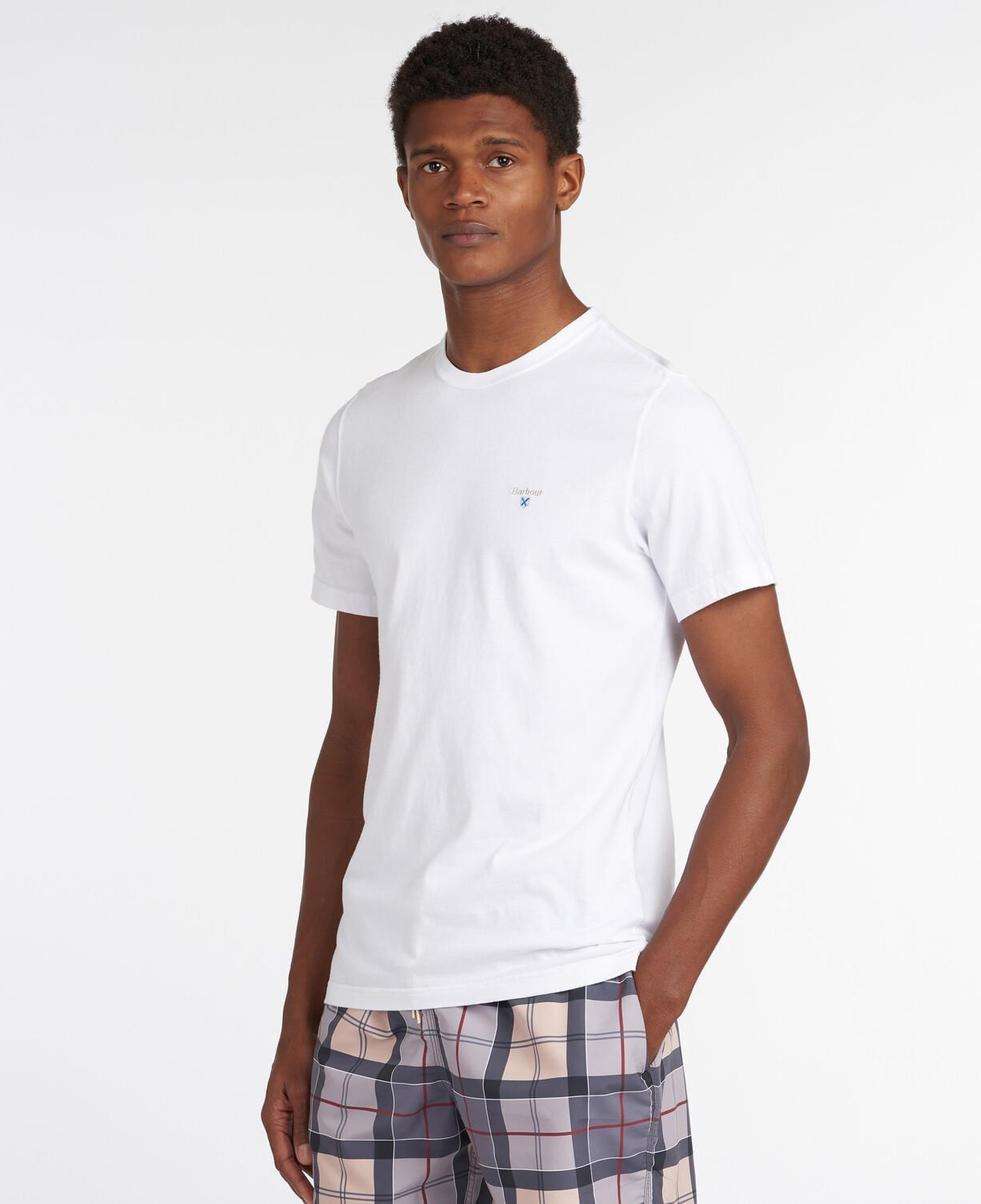 Barbour Tartan Sports T-Shirt