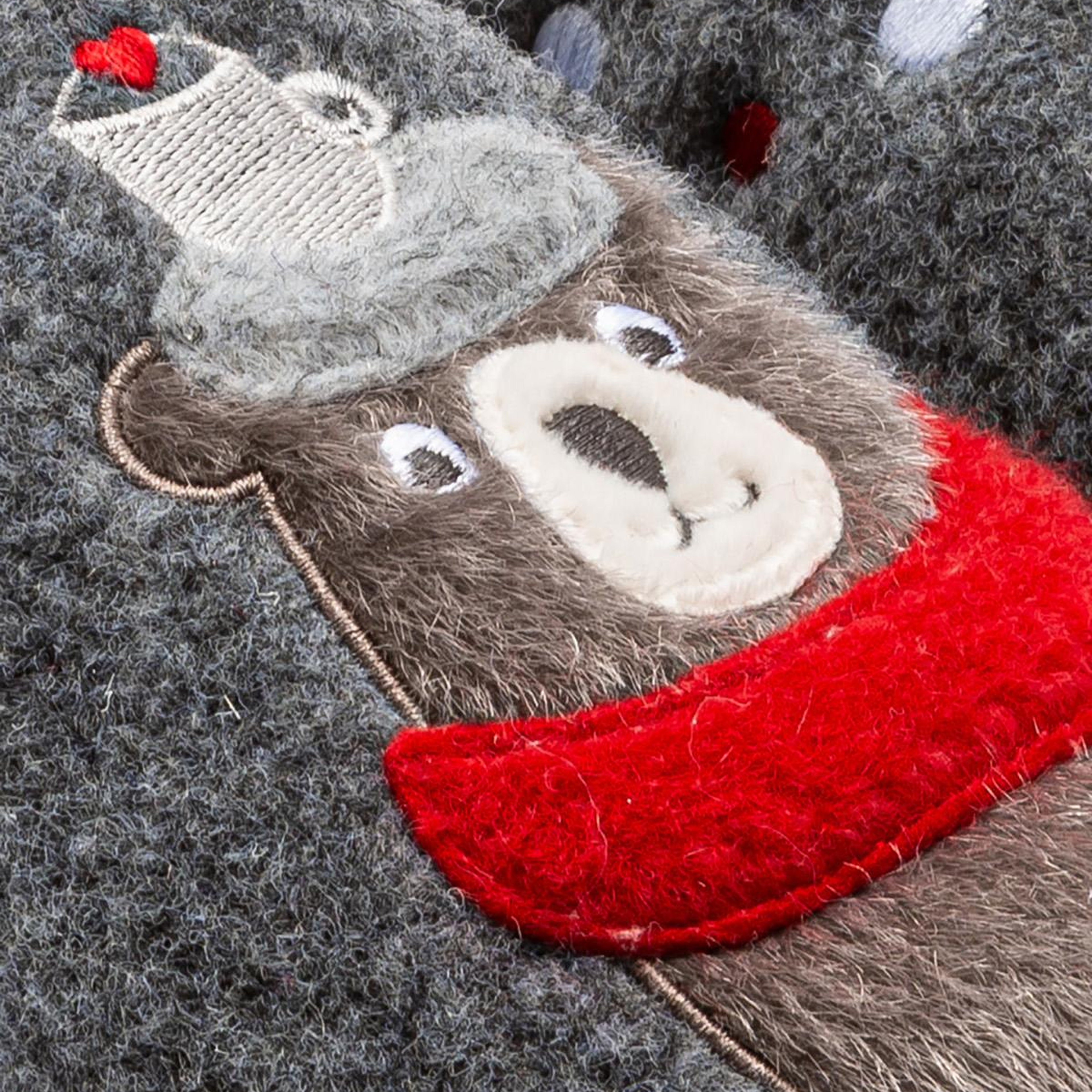 Cafe Kadın, Garson Boy Ev Terliği Koyu Gri 35/39