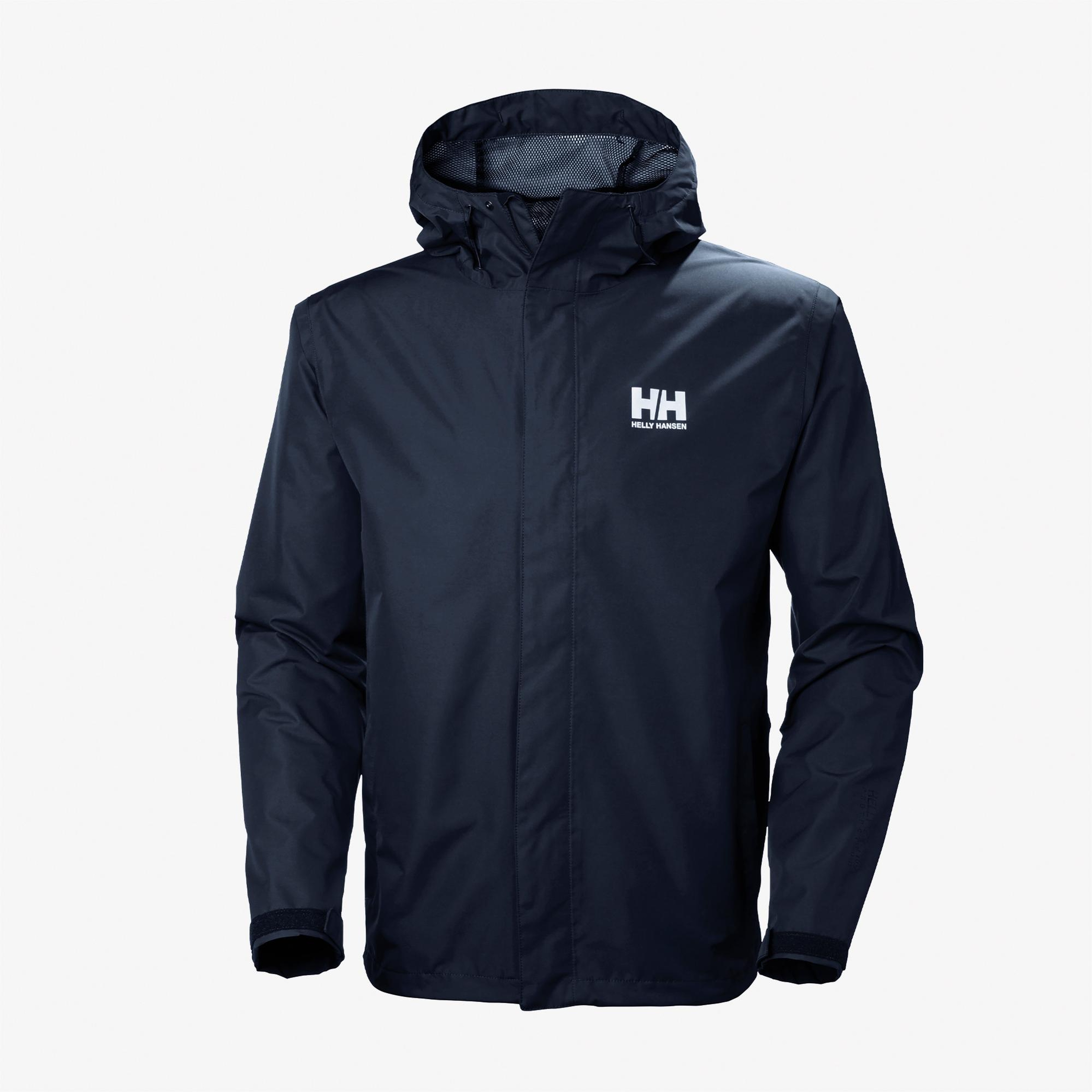 Helly Hansen Seven J Erkek Lacivert Yağmurluk
