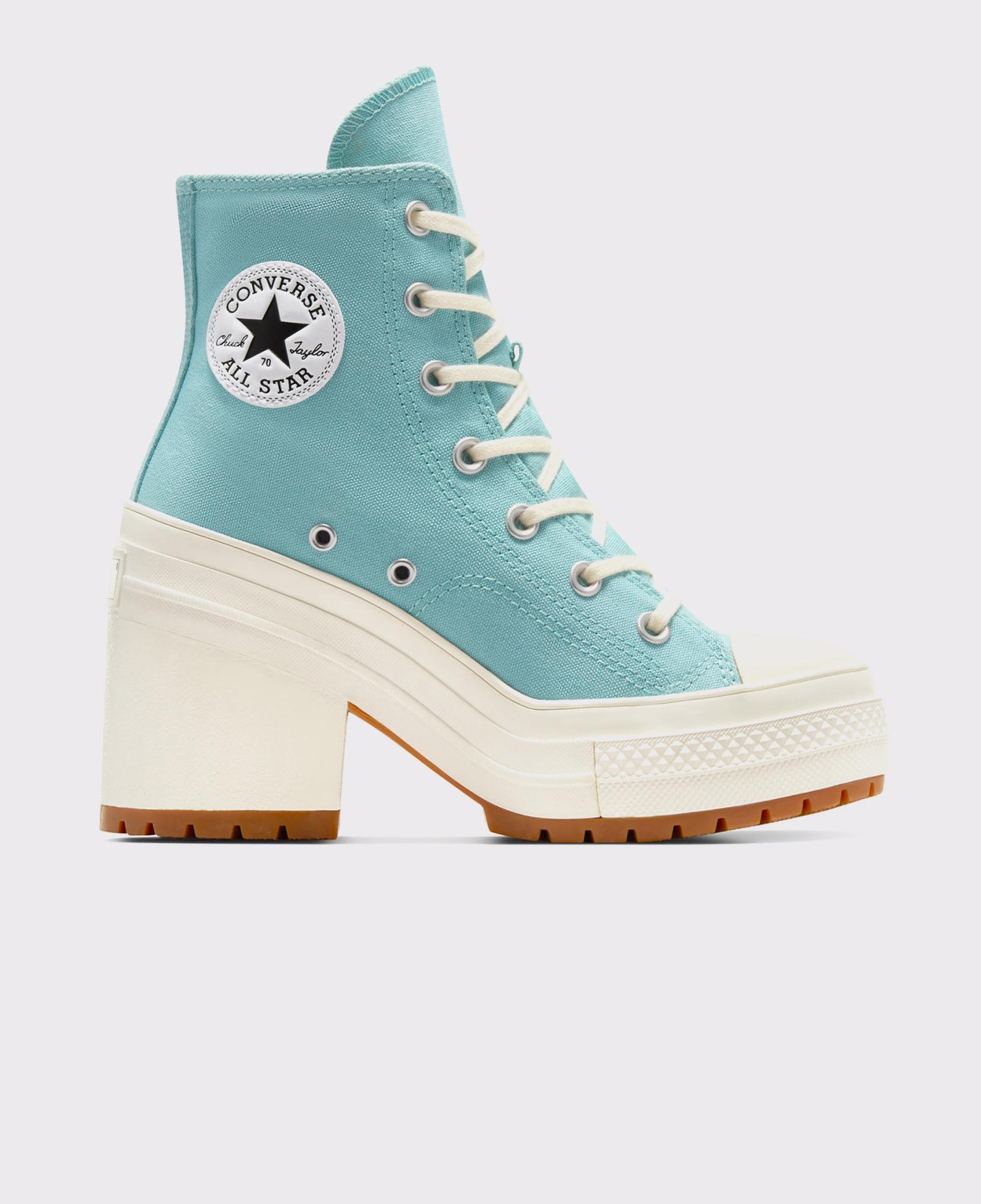 Converse Chuck 70 De Luxe Heel Unisex Mavi Platform Sneaker