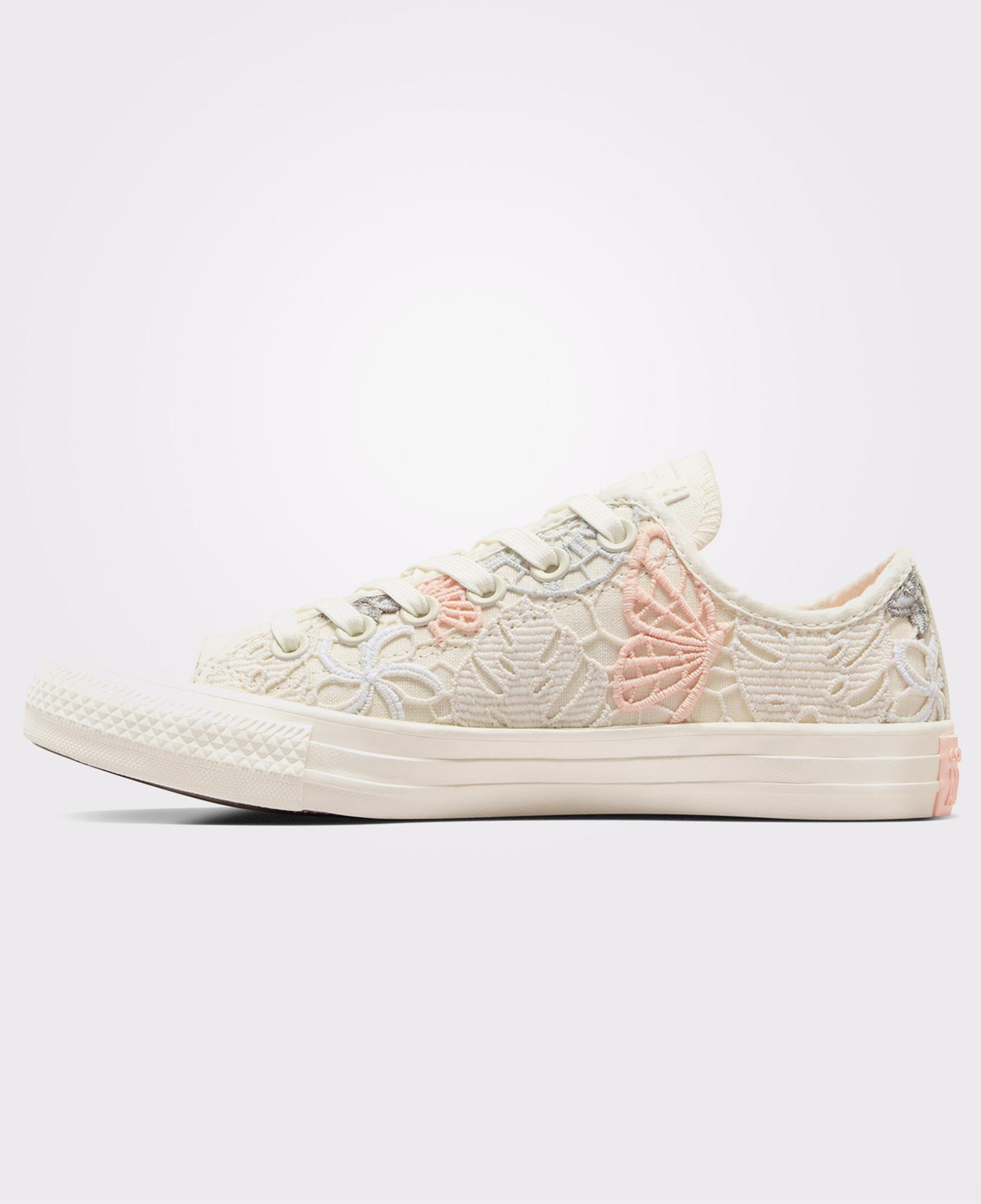 Converse Chuck Taylor All Star Butterflies Kadın Krem Sneaker
