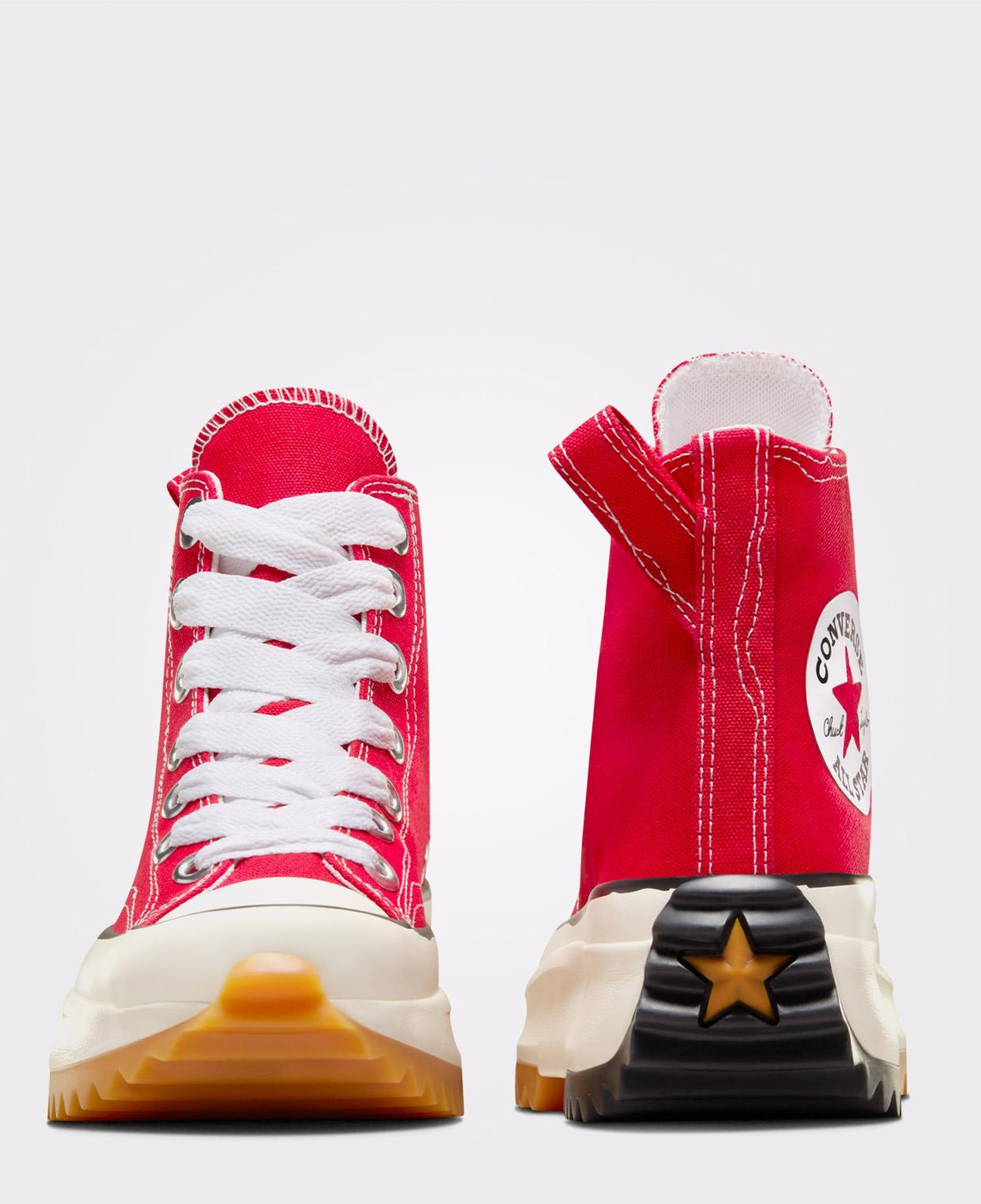 Converse Run Star Hike Unisex Kırmızı Platform Sneaker