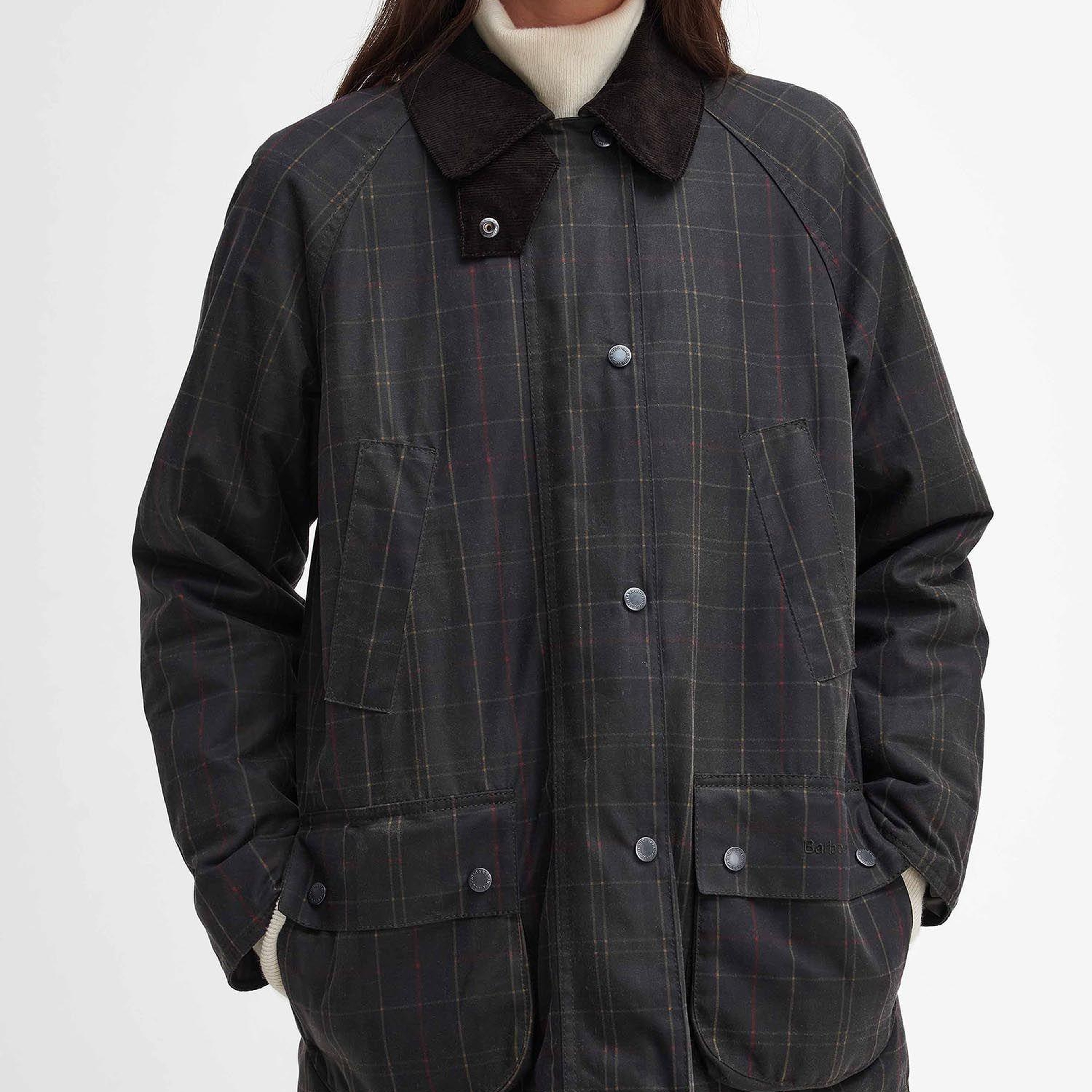 Barbour Tartan Ashby Yağlı Ceket