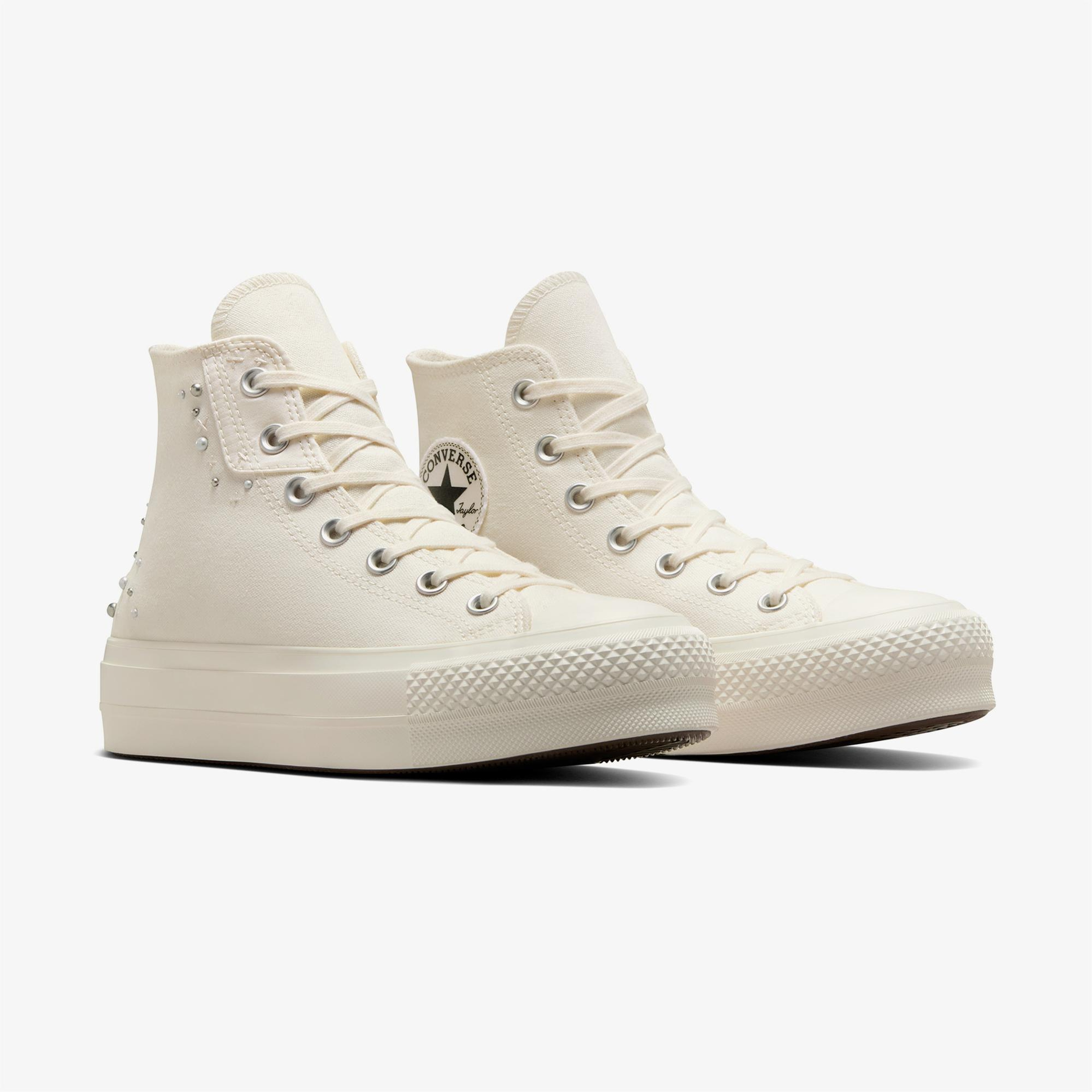 Converse Chuck Taylor All Star Lift Kadın Krem Platform Sneaker