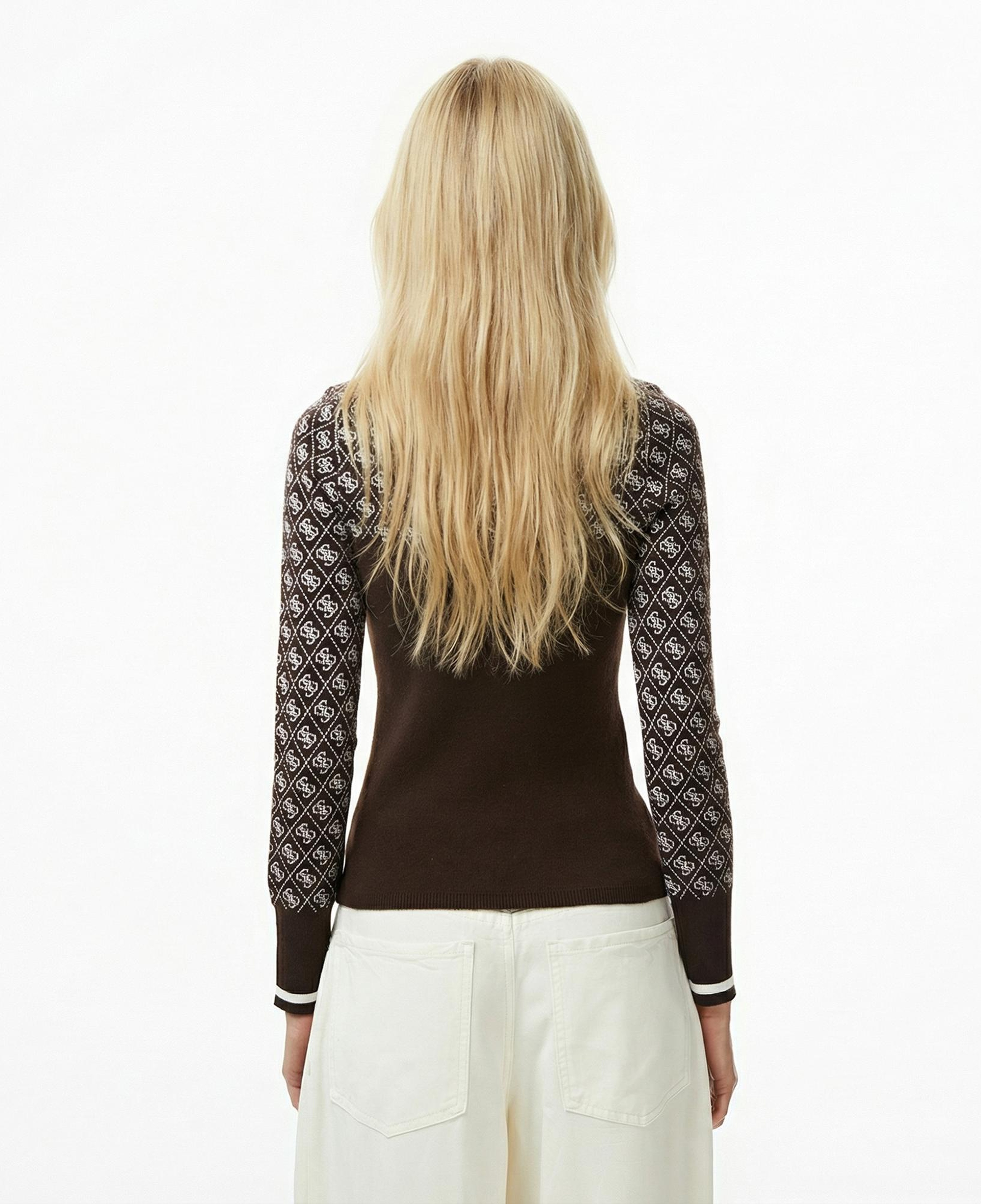 Guess Aubrey Yün Karışımlı Kadın Kahverengi Triko