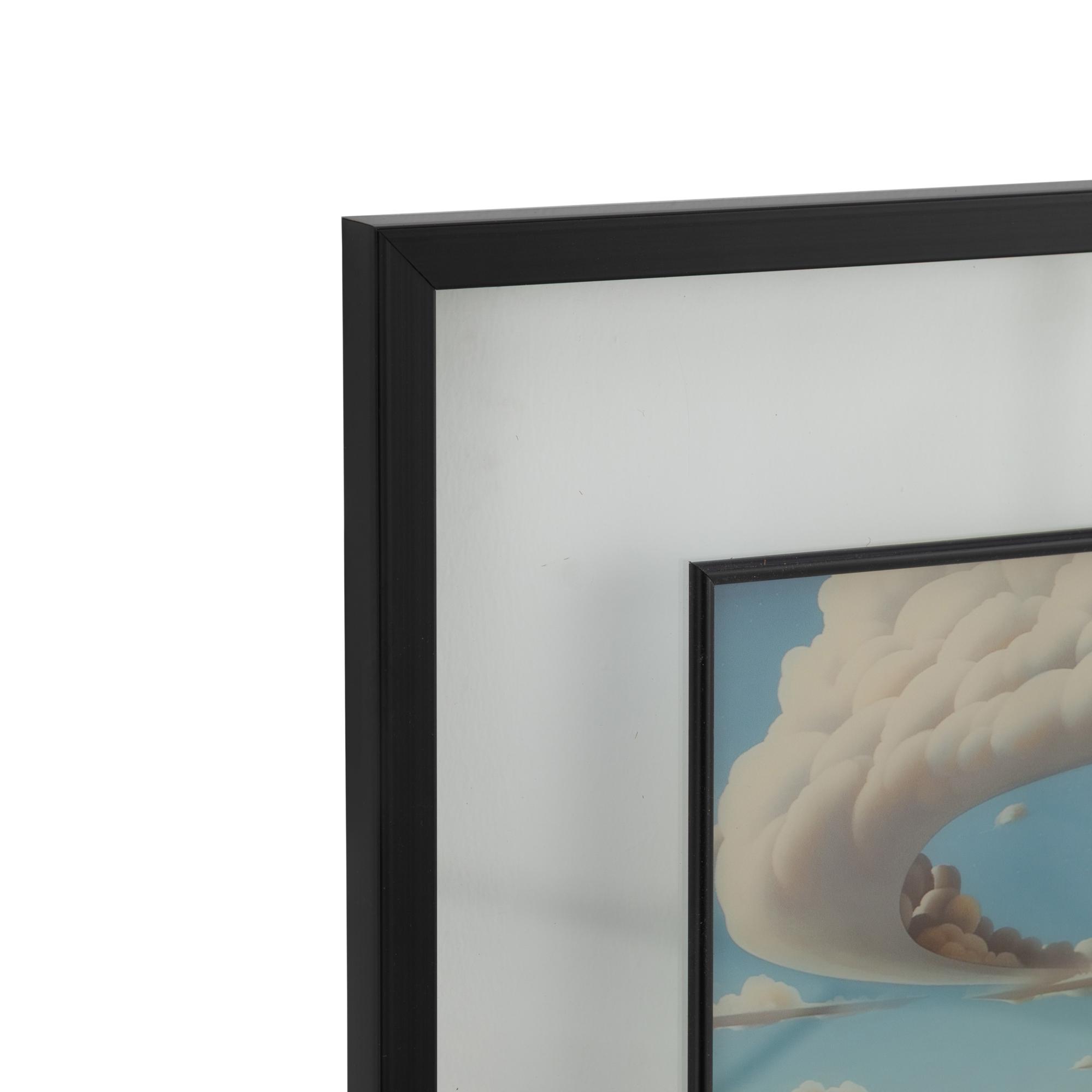 LUMEN ÇERÇEVELİ CAM TABLO 60X60 CM