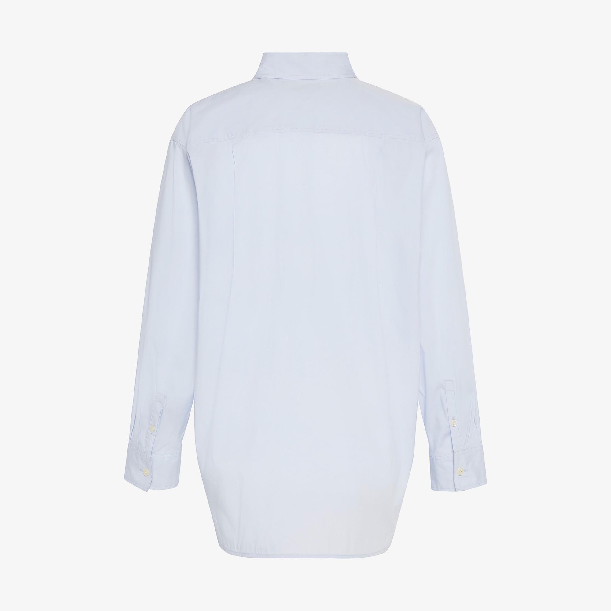 Calvin Klein Poplin Relaxed Kadın Mavi Gömlek