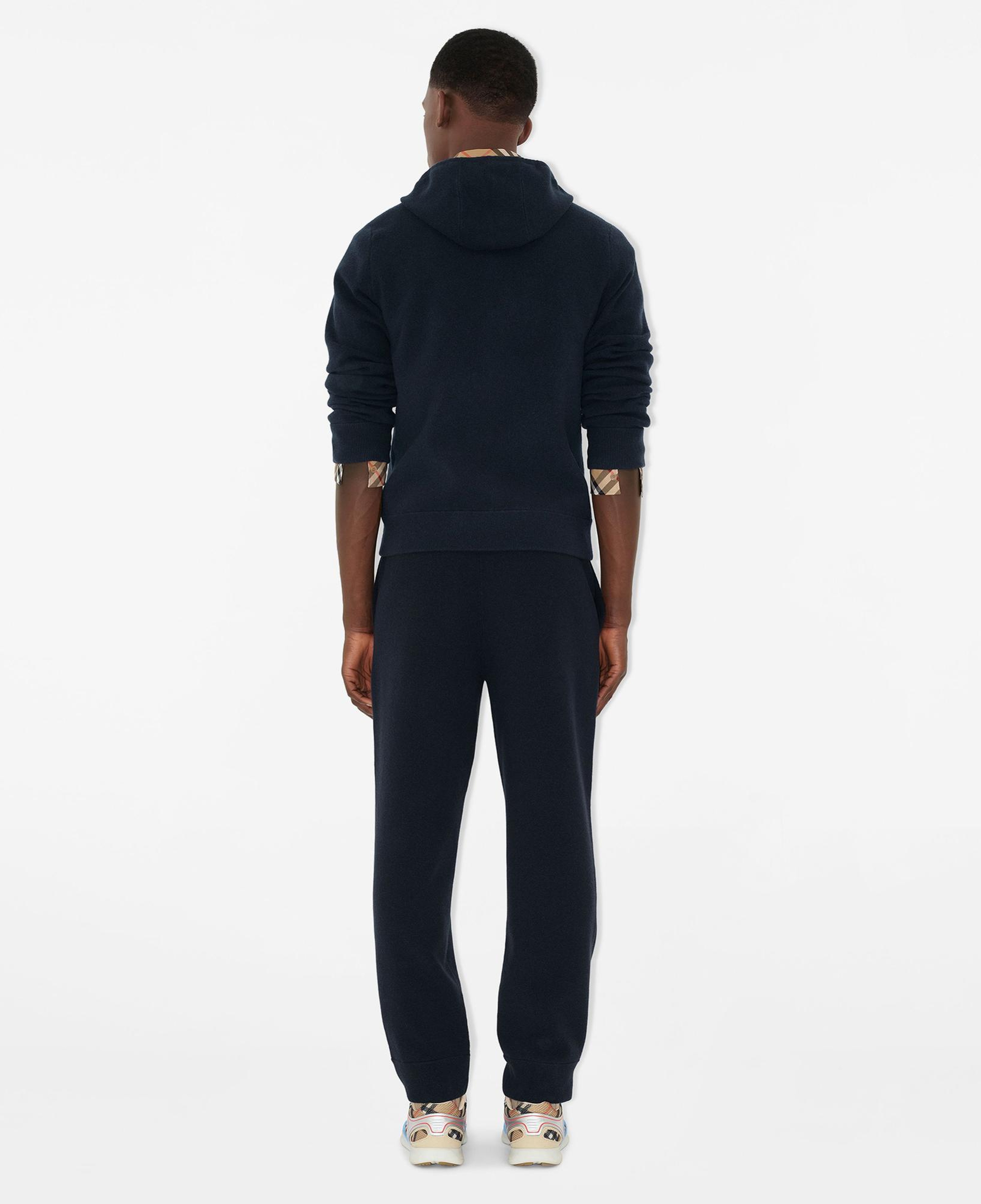 Burberry Cashmere Blend Zip Erkek Lacivert Hoodie