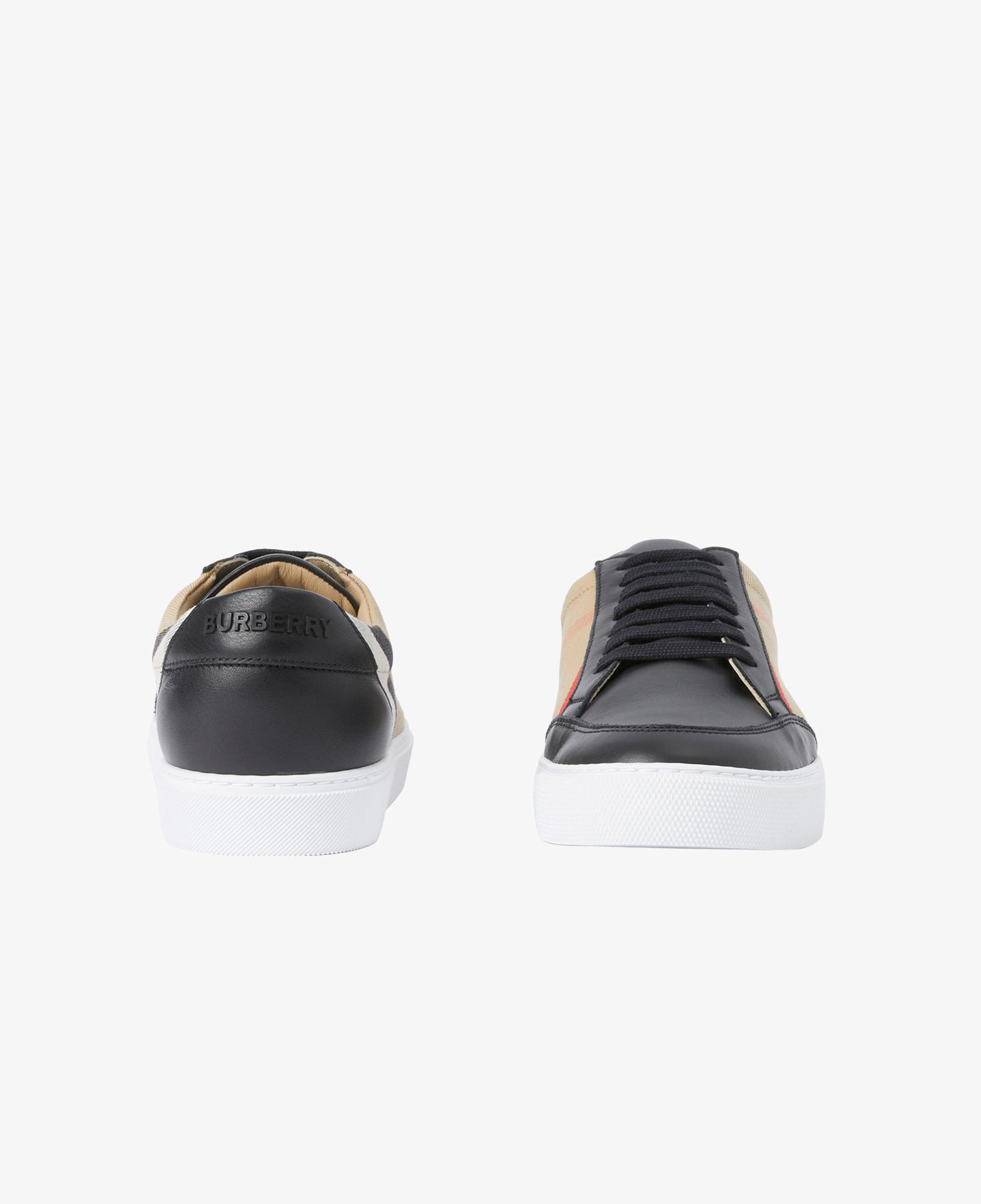 Burberry House Check and Leather Kadın Siyah Sneaker