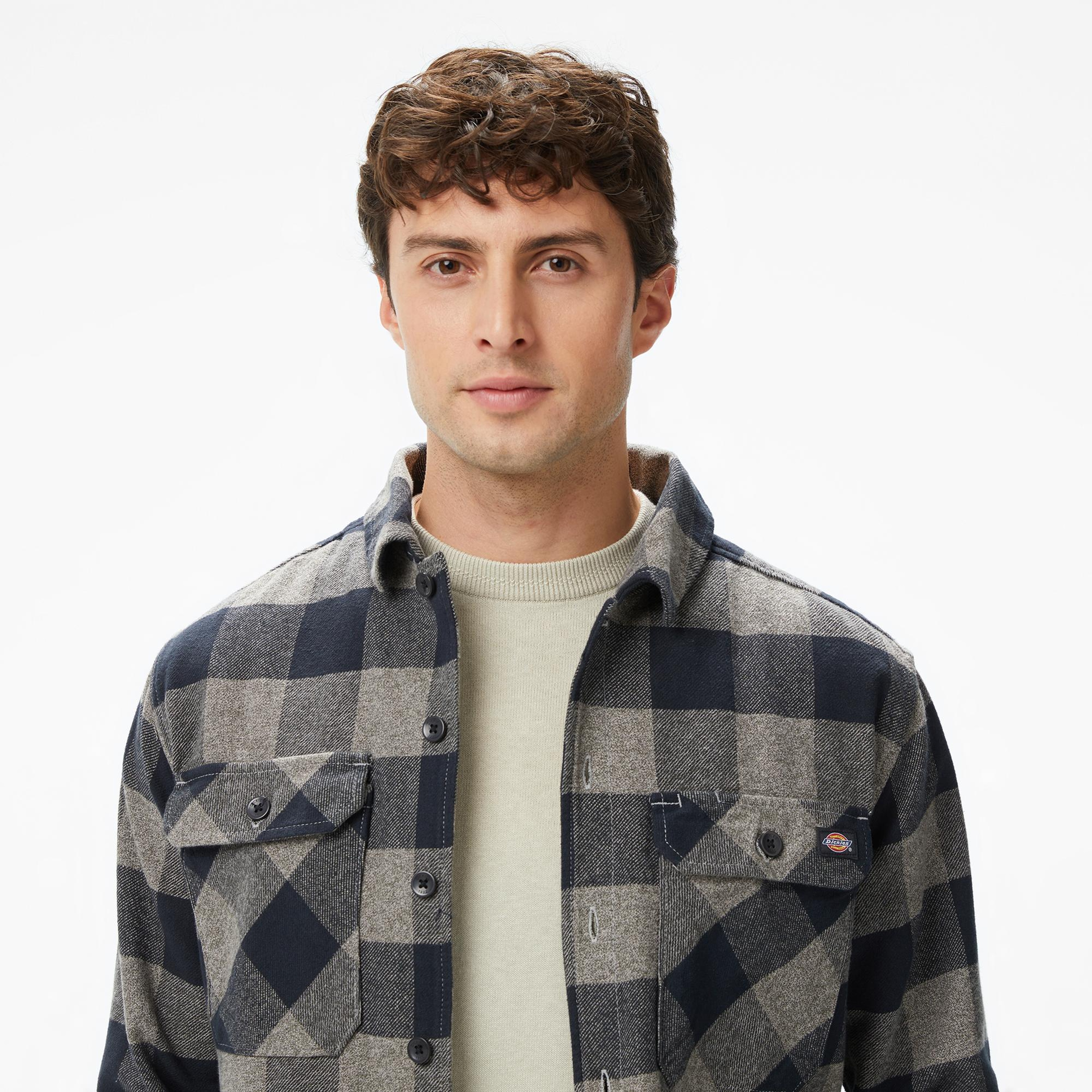 Dickies Sacramento Erkek Gri Gömlek