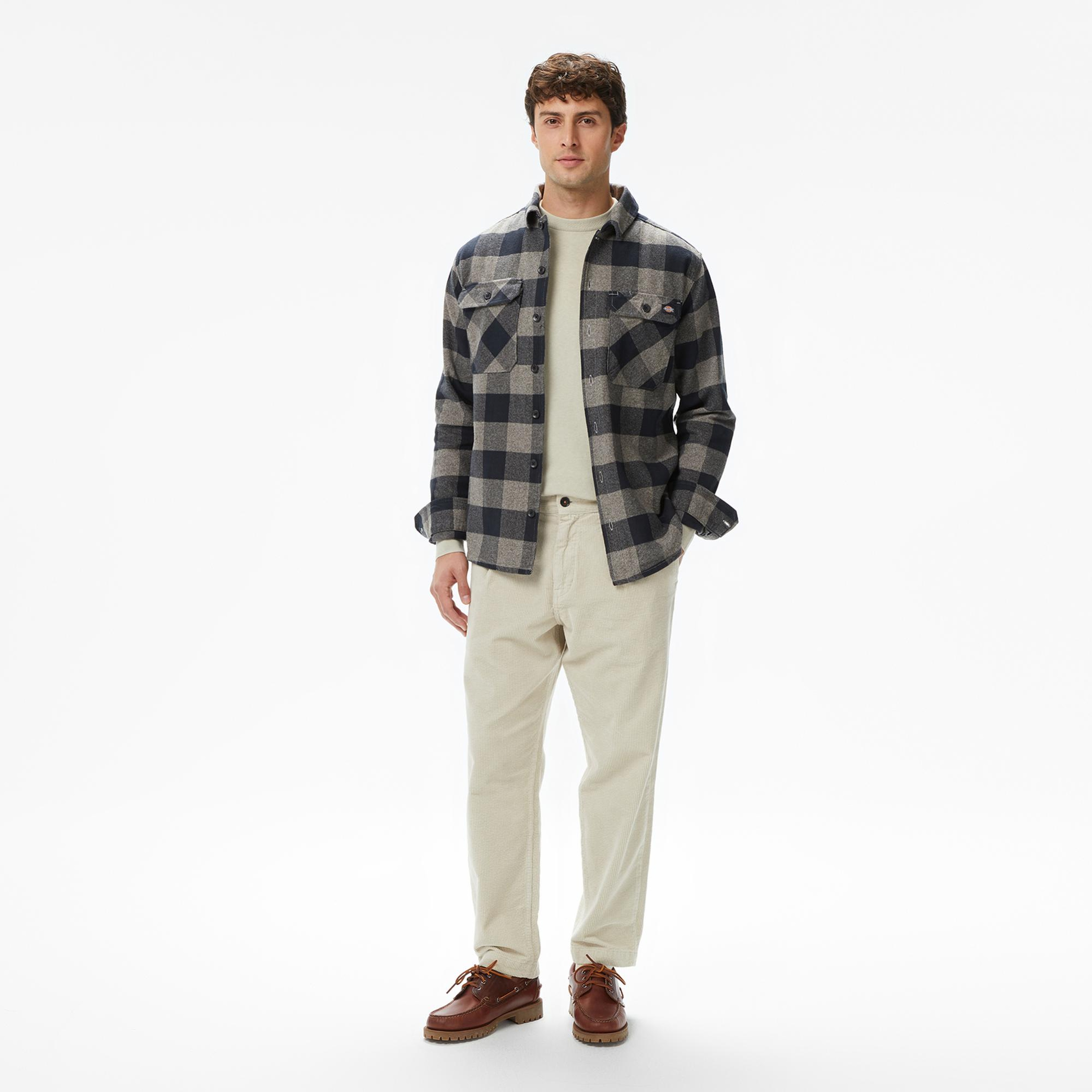 Dickies Sacramento Erkek Gri Gömlek