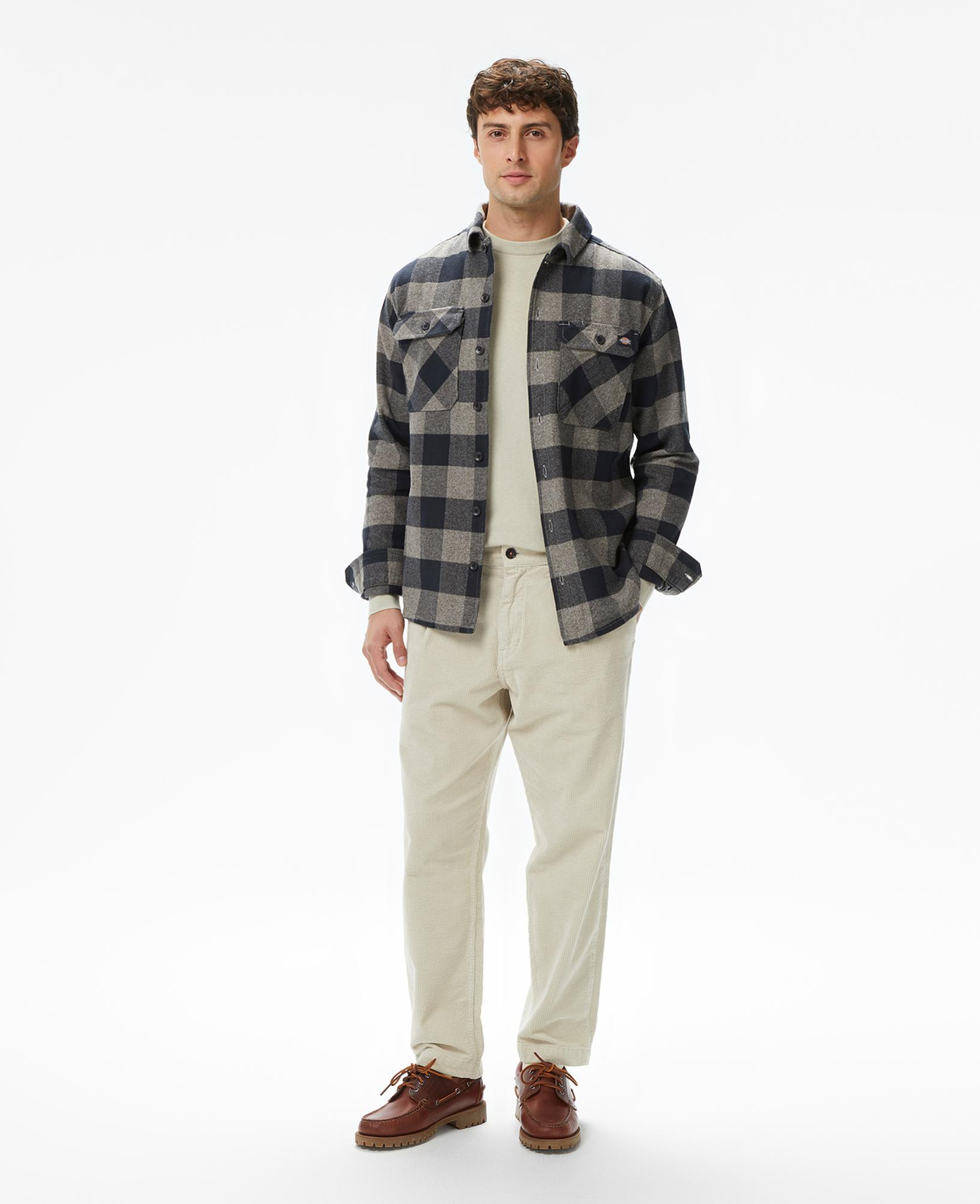 Dickies Sacramento Erkek Gri Gömlek