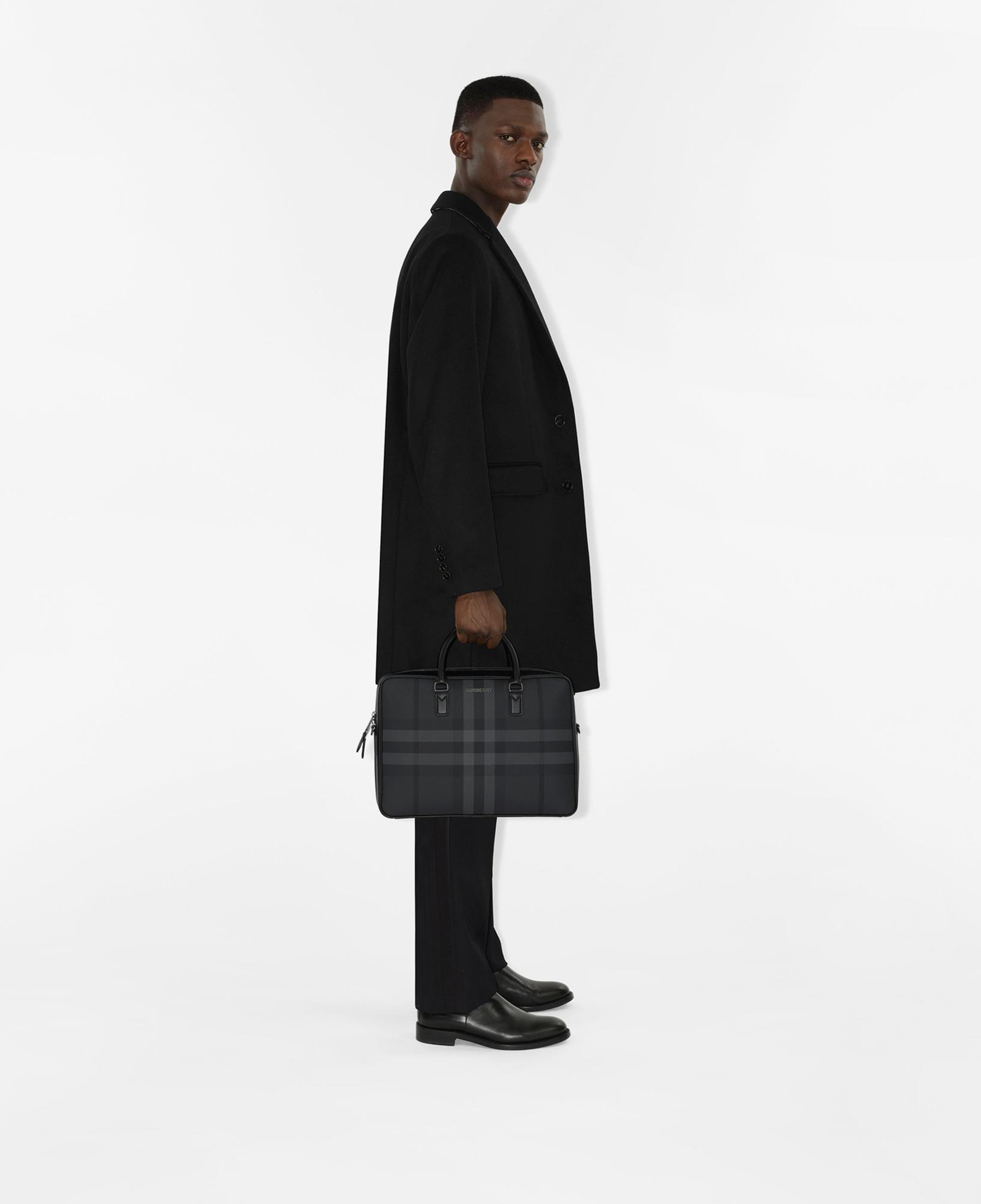 Burberry Yün Kaşmir Tailored Erkek Siyah Mont