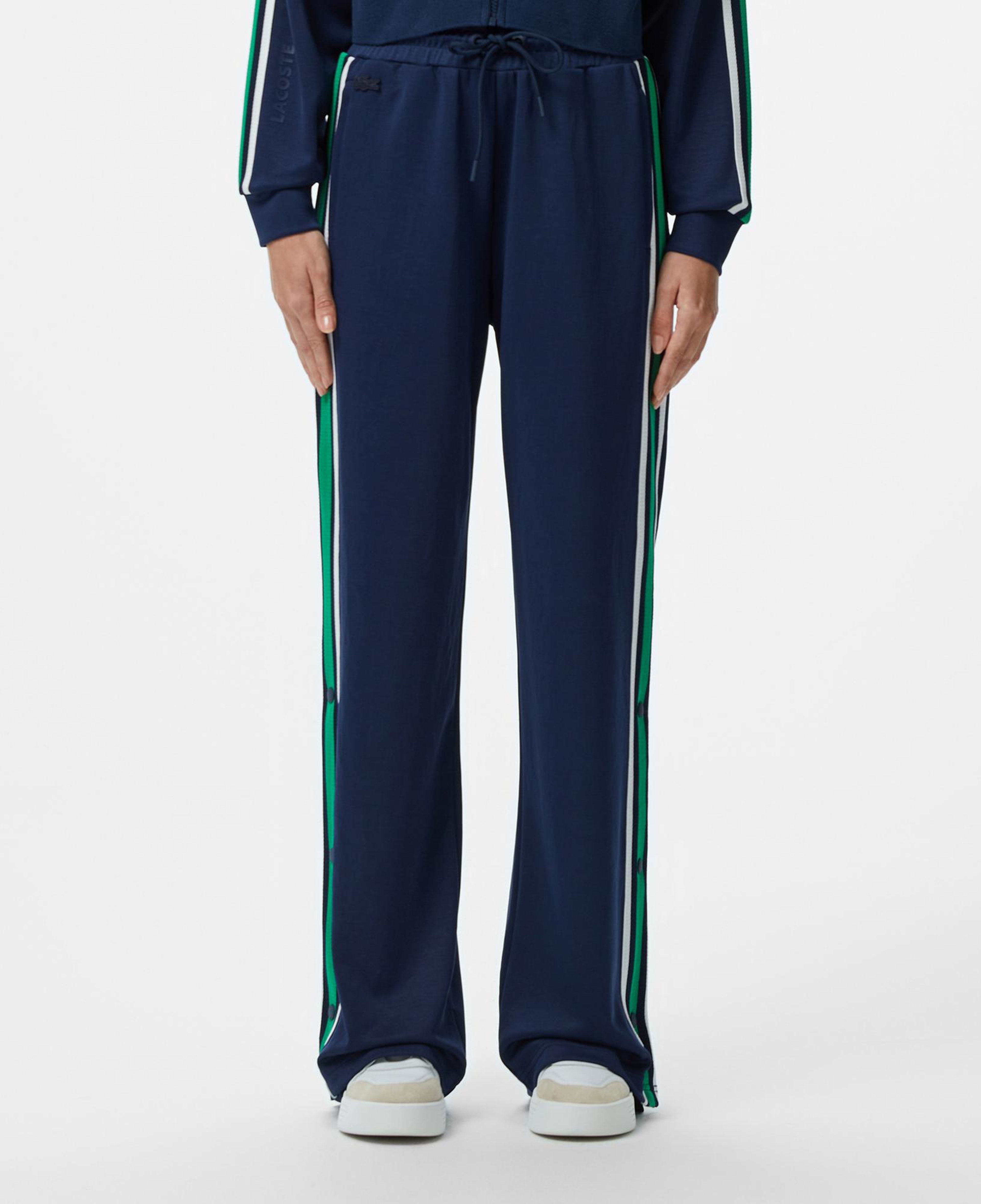 Lacoste Kadın Relaxed Fit Renk Bloklu Lacivert Eşofman Altı