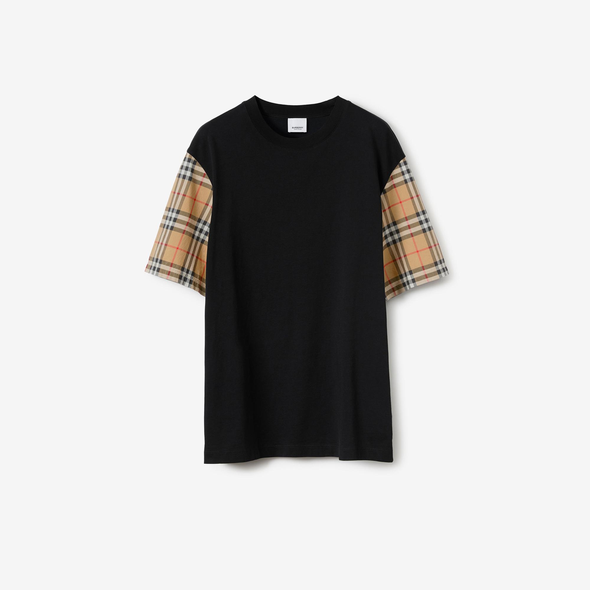 Burberry Kadın Siyah T-Shirt