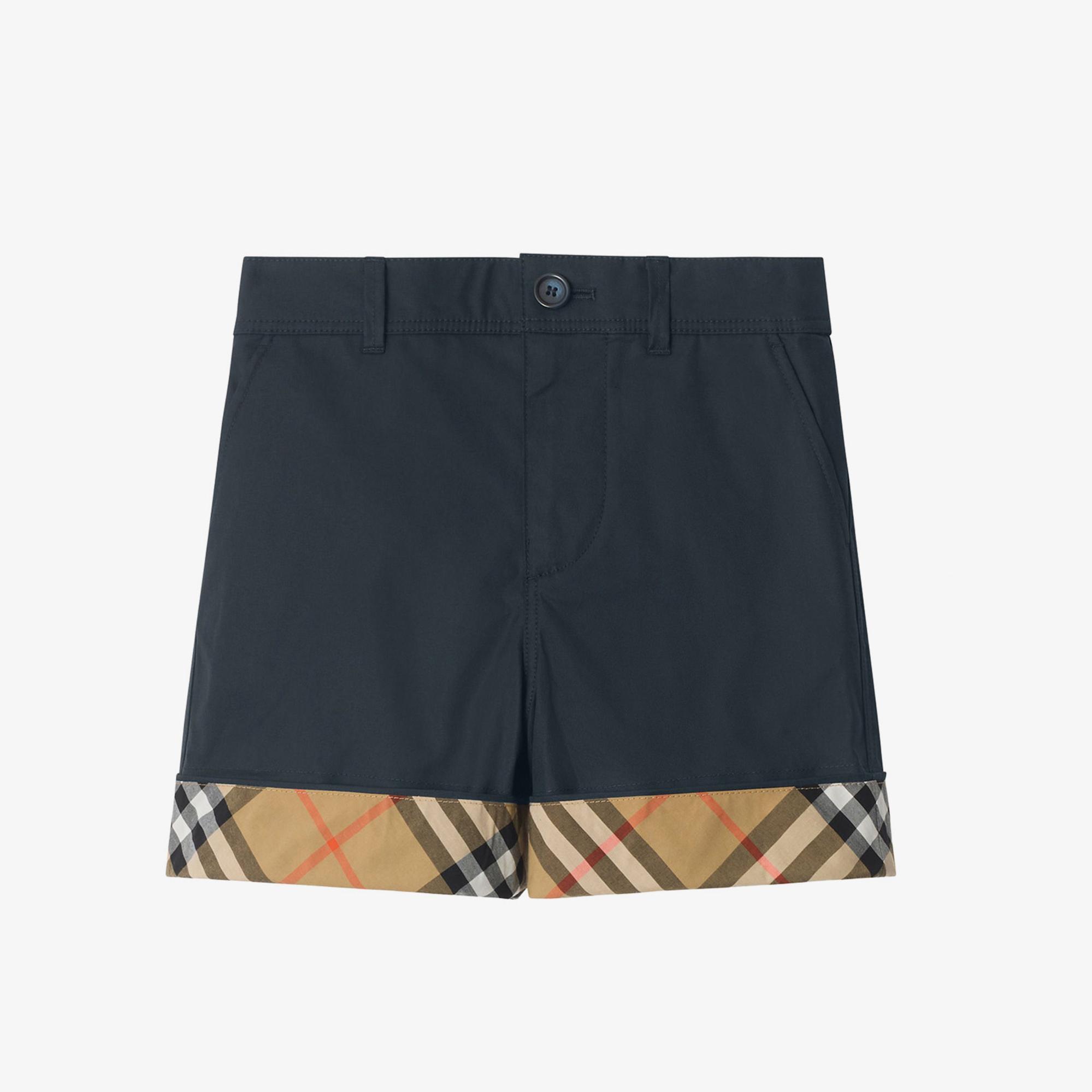 Burberry Oscar Check Çocuk Lacivert Şort