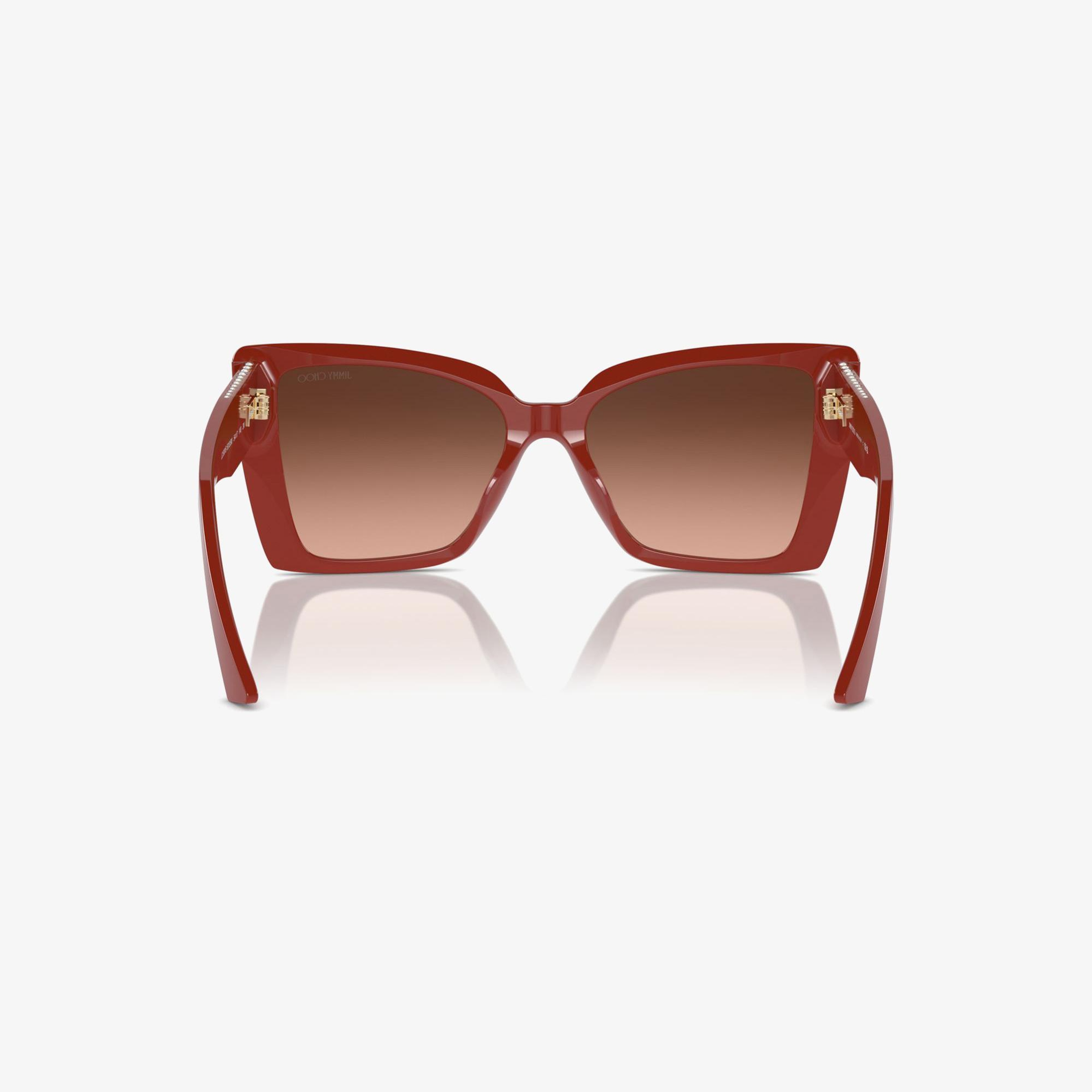 JIMMY CHOO Jc51B Kadın Kırmızı Güneş Gözlüğü