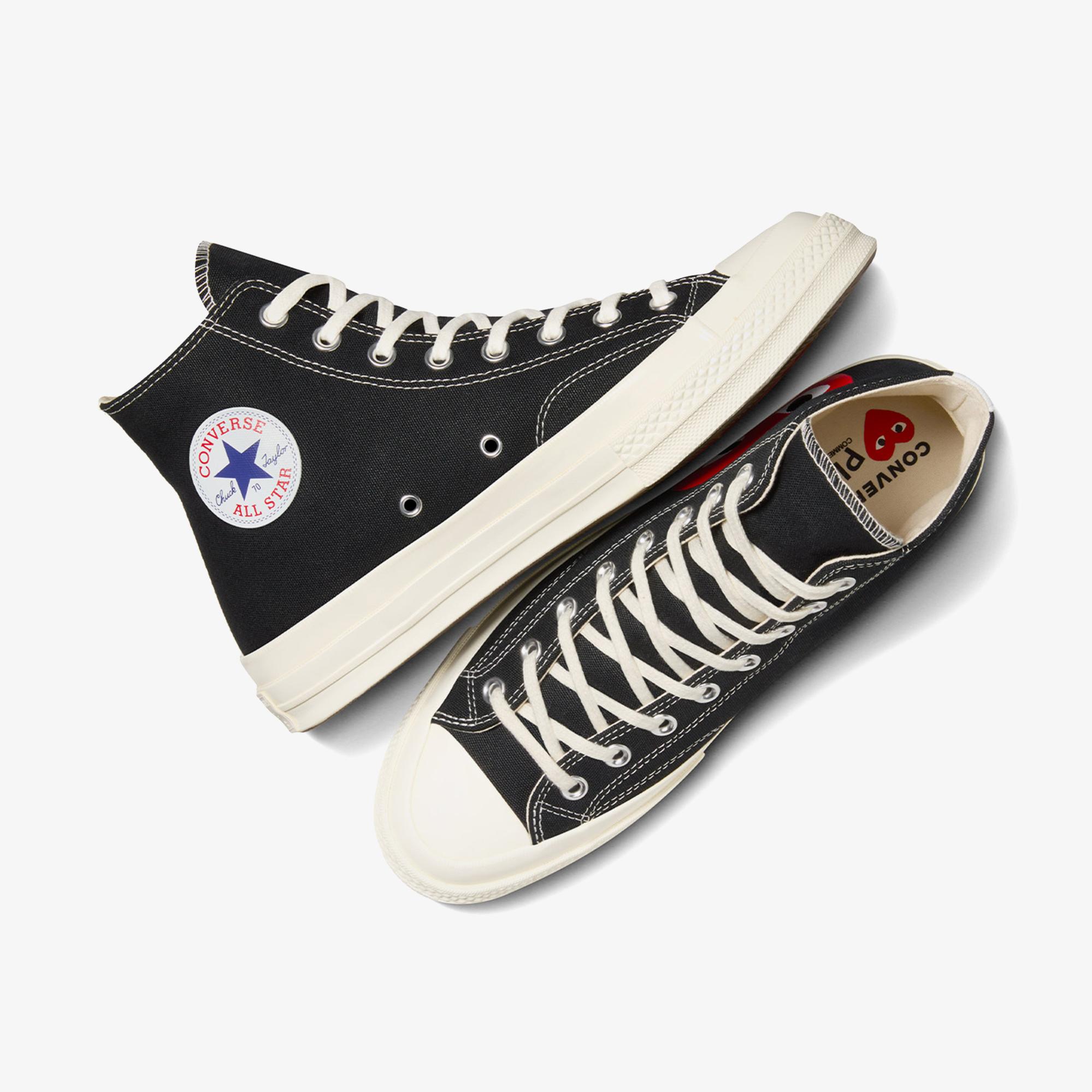 Converse X Comme Des Garçons Play Chuck 70 Unisex Siyah Sneaker