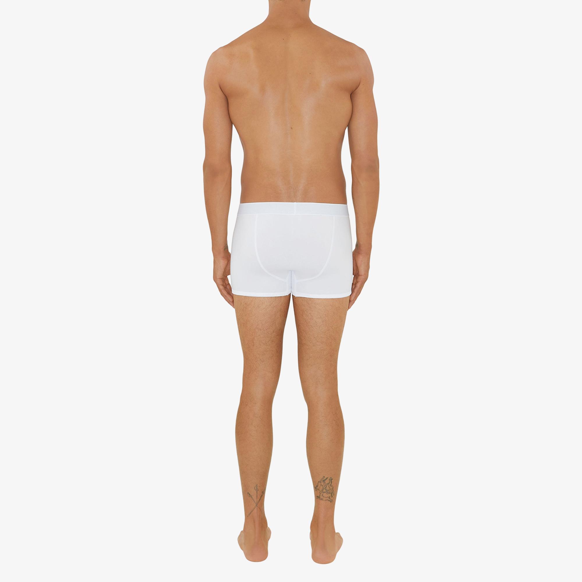 Burberry Pamuklu Erkek Beyaz Boxer